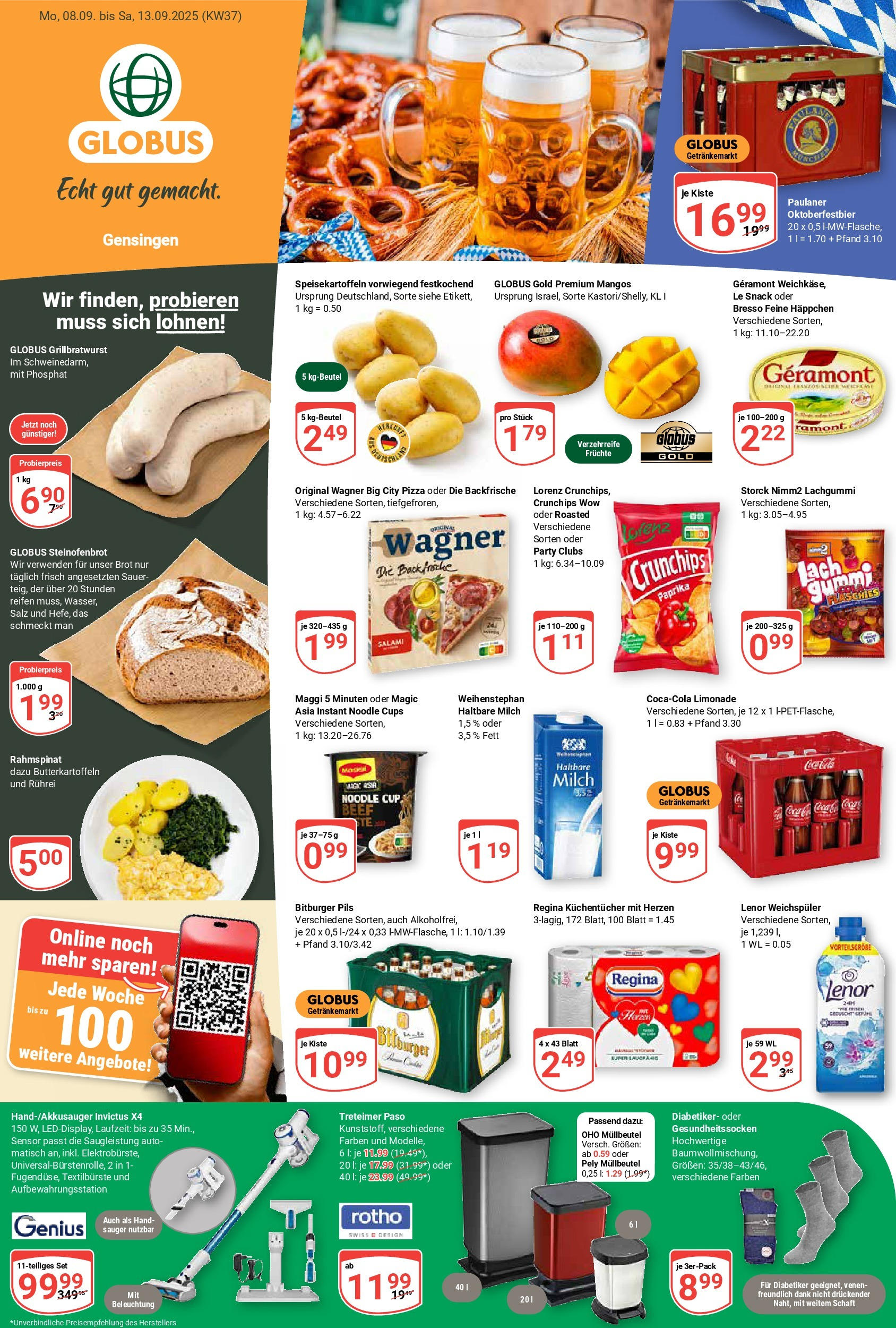 Globus prospekt Gensingen (ab 07.09.2025) » Angebote ab Montag | Seite: 1 | Produkte: Geramont, Maggi, Pils, Limonade Globus prospekt Gensingen (ab 07.09.2025) » Angebote online | Seite: 1 | Produkte: Geramont, Maggi, Pils, Limonade