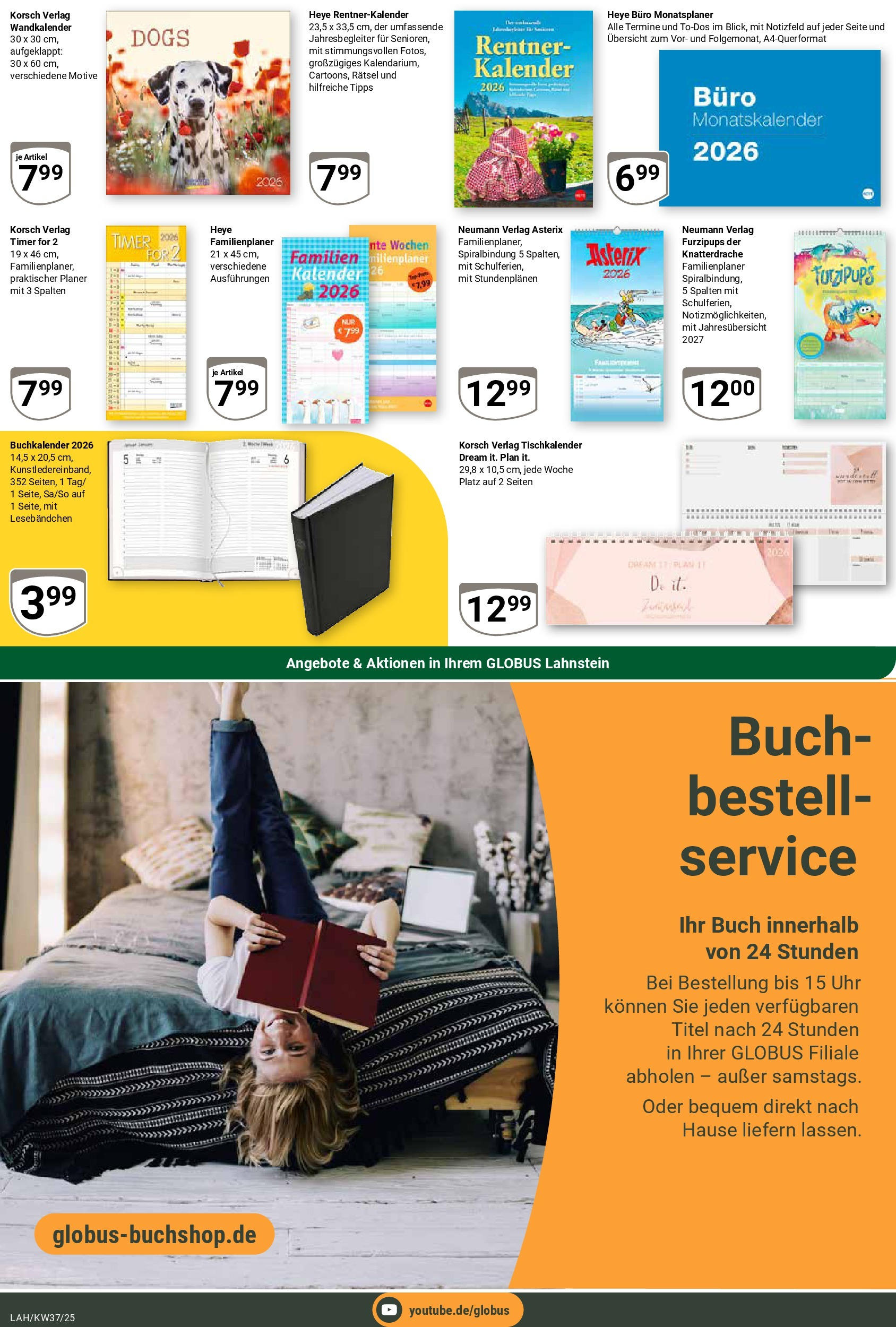 Globus prospekt Lahnstein (ab 07.09.2025) » Angebote ab Montag | Seite: 25 | Produkte: Uhr Globus prospekt Lahnstein (ab 07.09.2025) » Angebote online | Seite: 25 | Produkte: Uhr