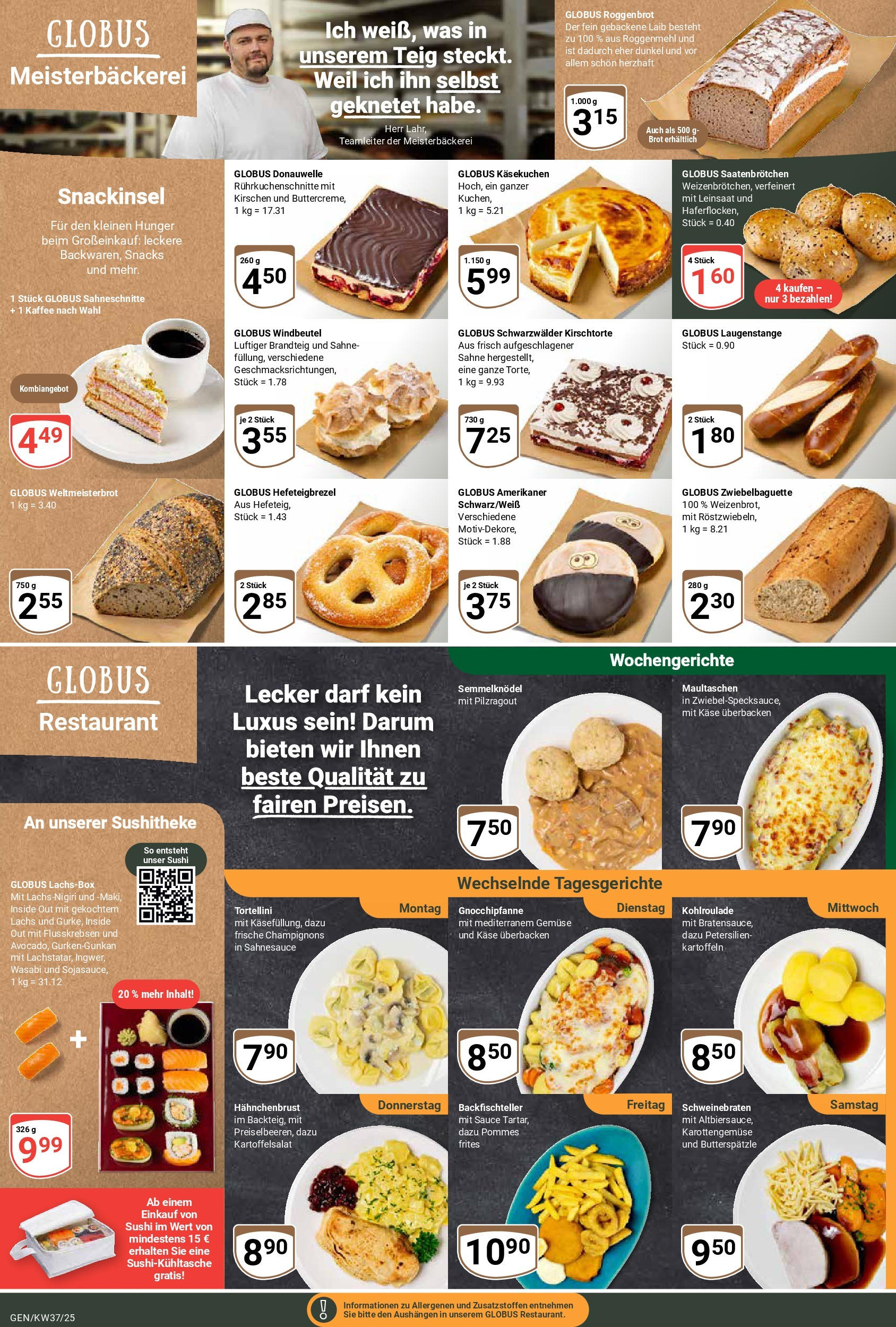 Globus prospekt Gensingen (ab 07.09.2025) » Angebote ab Montag | Seite: 8 | Produkte: Kaffee, Kirschen, Champignons, Gemüse Globus prospekt Gensingen (ab 07.09.2025) » Angebote online | Seite: 8 | Produkte: Kaffee, Kirschen, Champignons, Gemüse