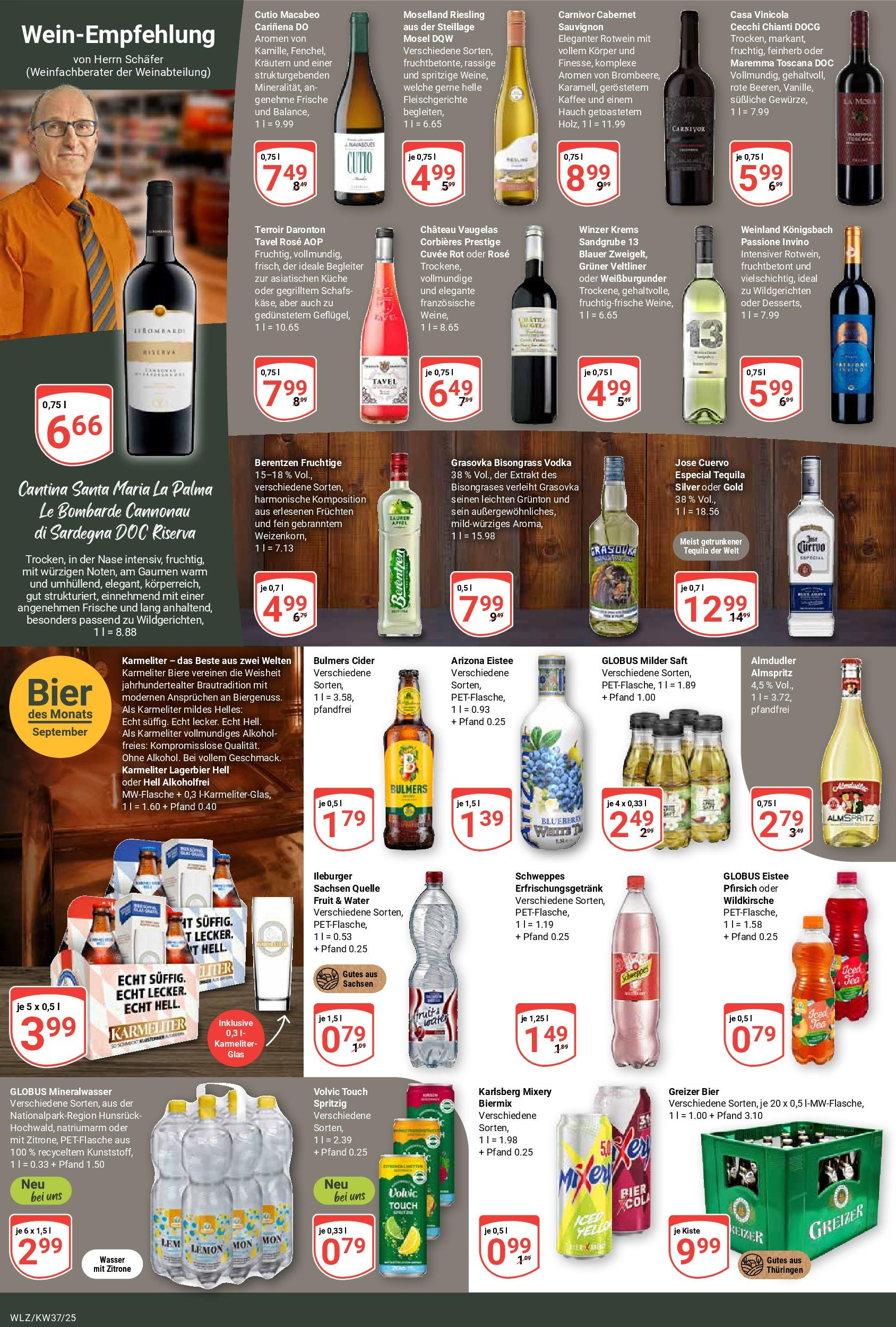 Globus prospekt Weischlitz (ab 07.09.2025) » Angebote ab Montag | Seite: 13 | Produkte: Küche, Schweppes, Mineralwasser, Vodka Globus prospekt Weischlitz (ab 07.09.2025) » Angebote online | Seite: 13 | Produkte: Küche, Schweppes, Mineralwasser, Vodka