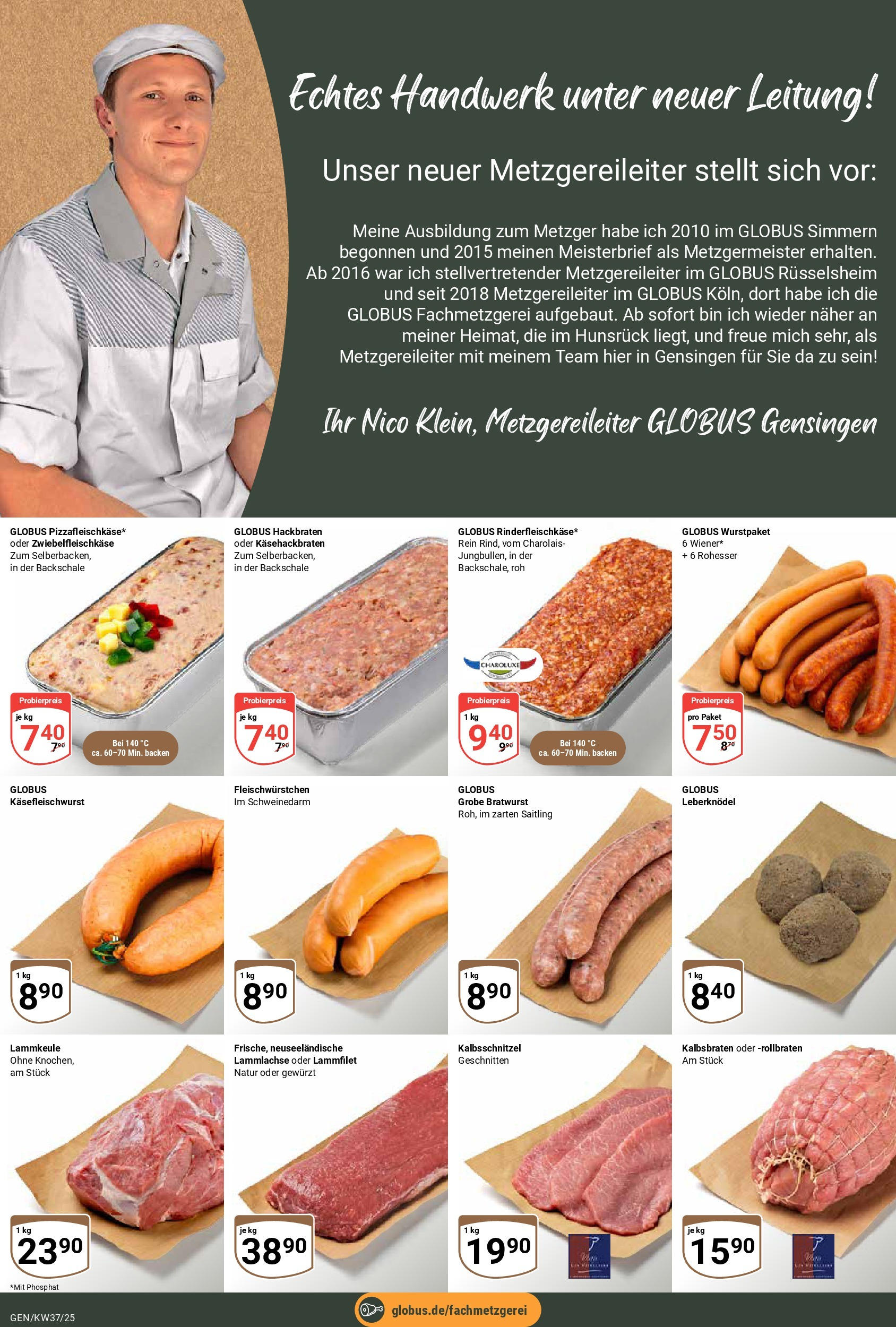 Globus prospekt Gensingen (ab 07.09.2025) » Angebote ab Montag | Seite: 11 | Produkte: Lammkeule, Bratwurst Globus prospekt Gensingen (ab 07.09.2025) » Angebote online | Seite: 11 | Produkte: Lammkeule, Bratwurst
