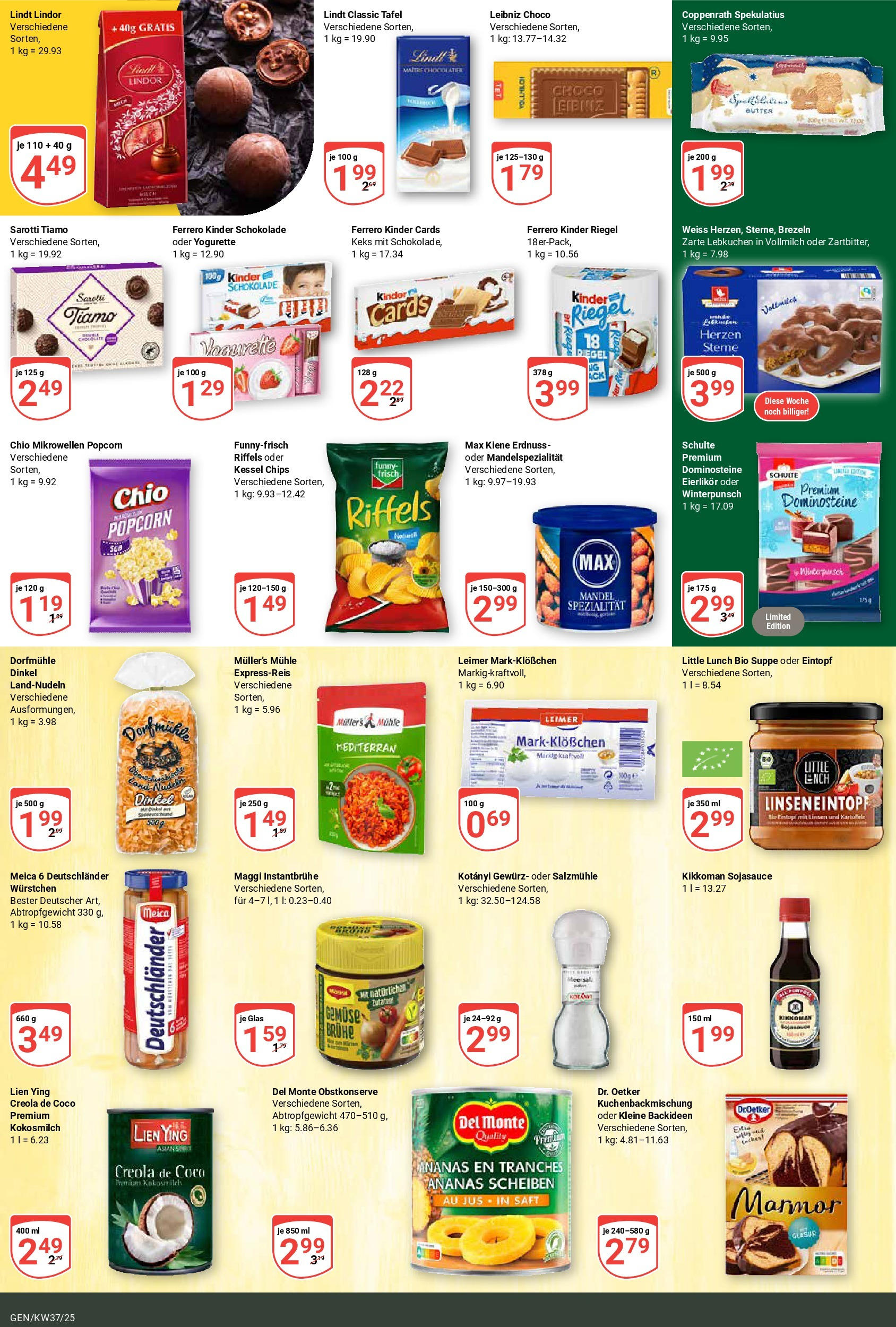 Globus prospekt Gensingen (ab 07.09.2025) » Angebote ab Montag | Seite: 16 | Produkte: Kinder schokolade, Mühle, Schokolade, Lindt Globus prospekt Gensingen (ab 07.09.2025) » Angebote online | Seite: 16 | Produkte: Kinder schokolade, Mühle, Schokolade, Lindt