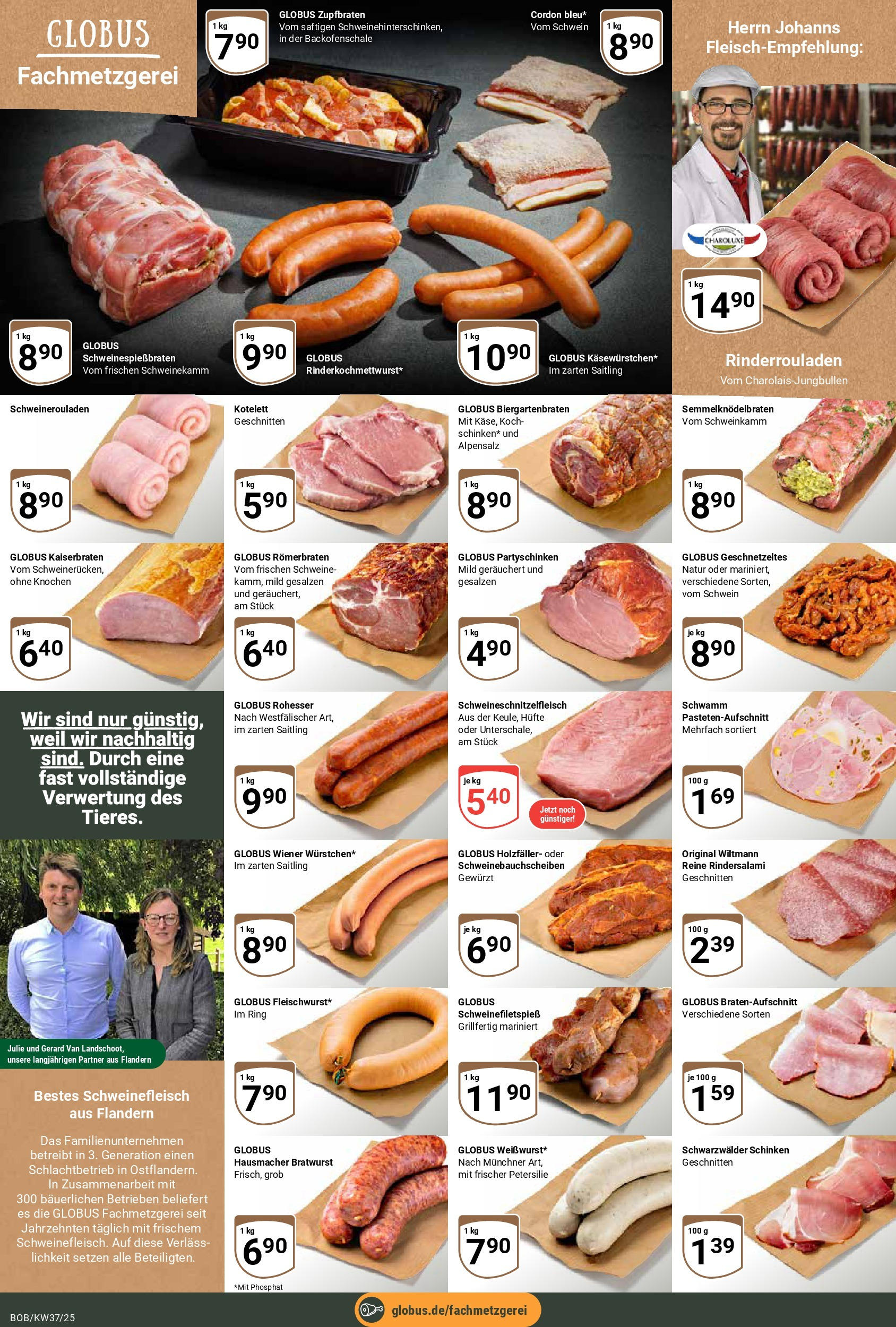 Globus prospekt Bobenheim-Roxheim (ab 07.09.2025) » Angebote ab Montag | Seite: 8 | Produkte: Bratwurst, Petersilie, Schinken, Schweinefleisch Globus prospekt Bobenheim-Roxheim (ab 07.09.2025) » Angebote online | Seite: 8 | Produkte: Bratwurst, Petersilie, Schinken, Schweinefleisch
