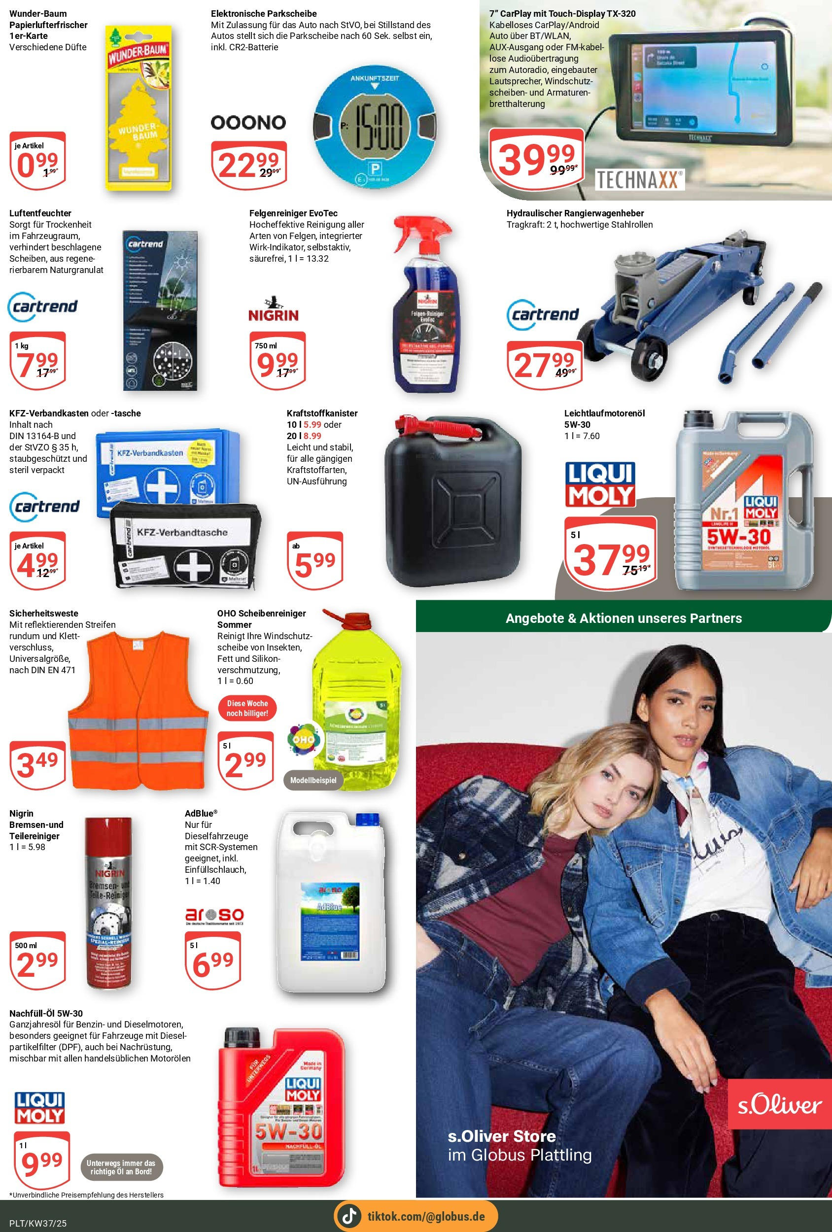 Globus prospekt Plattling (ab 07.09.2025) » Angebote ab Montag | Seite: 26 | Produkte: Tasche, Öl Globus prospekt Plattling (ab 07.09.2025) » Angebote online | Seite: 26 | Produkte: Tasche, Öl