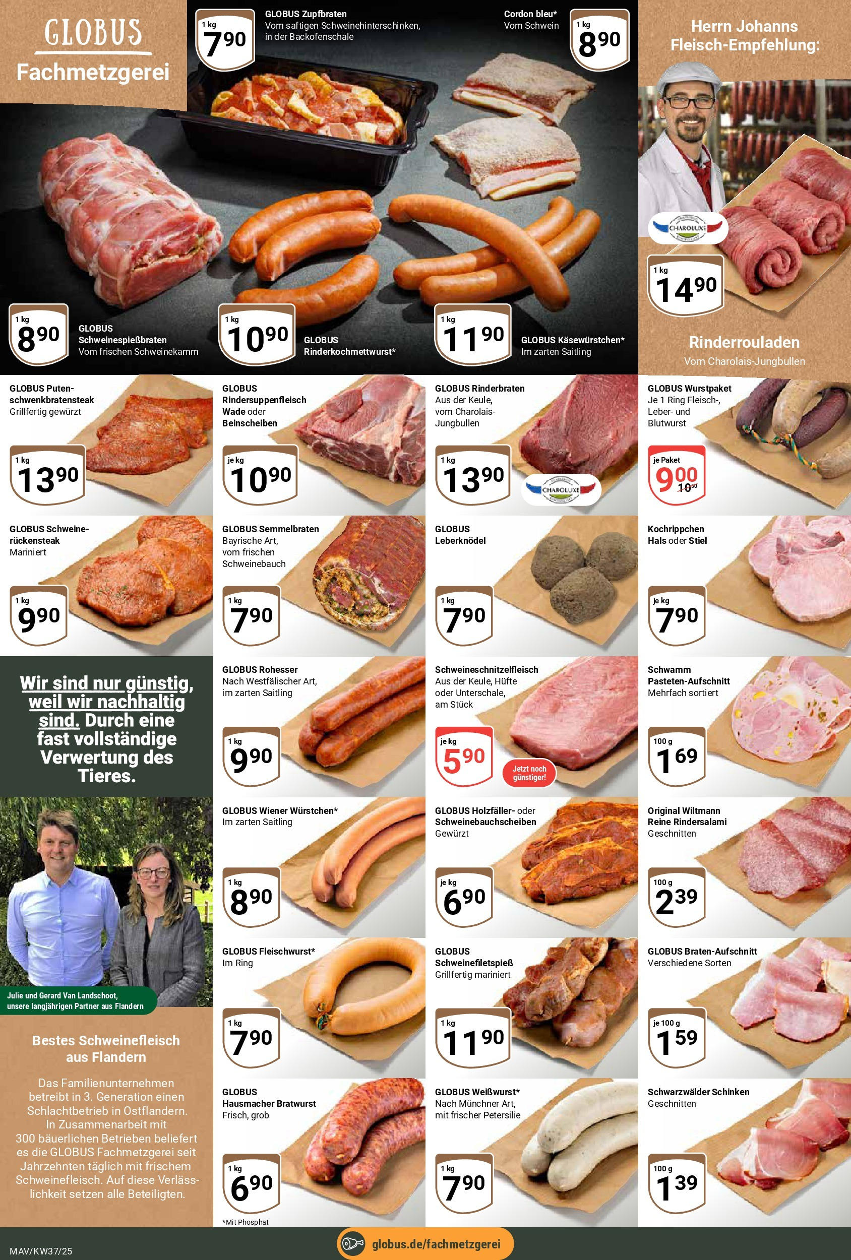 Globus prospekt Mannheim (ab 07.09.2025) » Angebote ab Montag | Seite: 12 | Produkte: Rinderbraten, Schweinebauch, Schinken, Fleisch Globus prospekt Mannheim (ab 07.09.2025) » Angebote online | Seite: 12 | Produkte: Rinderbraten, Schweinebauch, Schinken, Fleisch