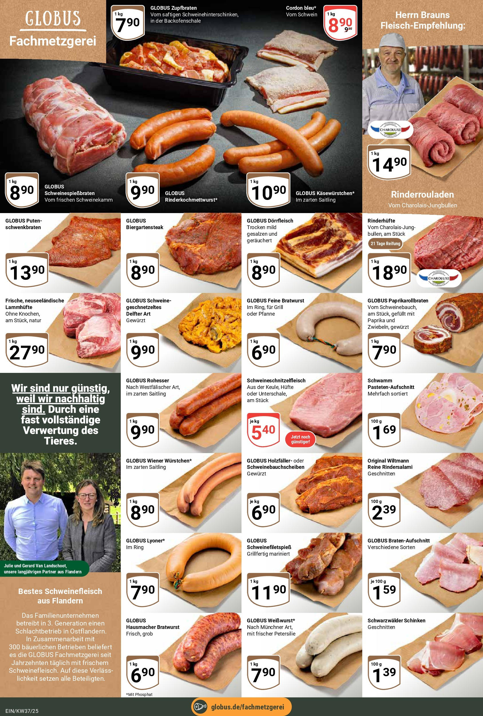 Globus prospekt Homburg-Einöd	 (ab 07.09.2025) » Angebote online | Seite: 10 | Produkte: Grill, Bratwurst, Paprika, Schweinefleisch