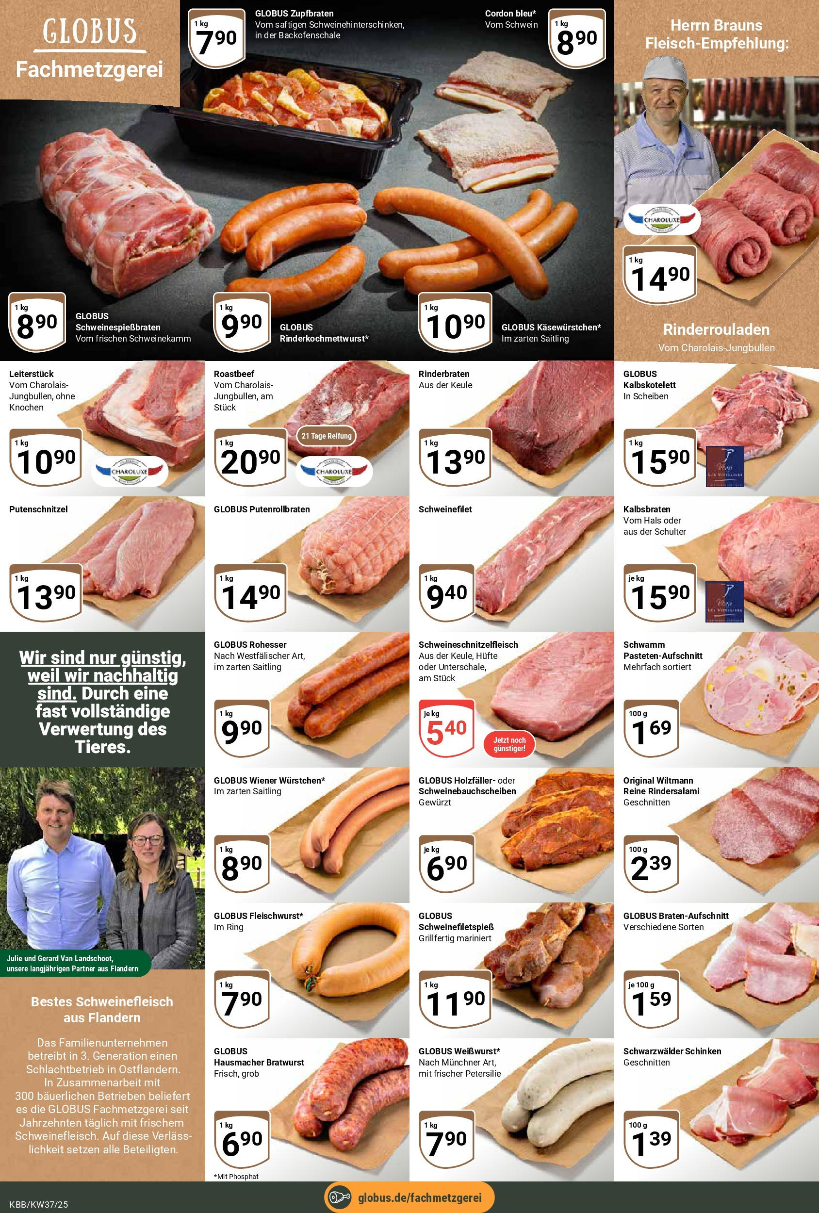 Globus prospekt Koblenz-Bubenheim (ab 07.09.2025) » Angebote ab Montag | Seite: 12 | Produkte: Rinderbraten, Bratwurst, Petersilie, Schinken Globus prospekt Koblenz-Bubenheim (ab 07.09.2025) » Angebote online | Seite: 12 | Produkte: Rinderbraten, Bratwurst, Petersilie, Schinken