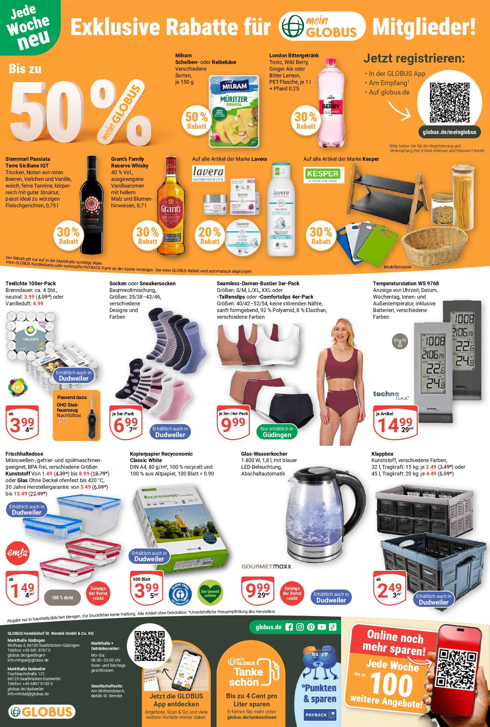 Globus prospekt Saarbrücken-Güdingen (ab 07.09.2025) » Angebote ab Montag | Seite: 31 | Produkte: Blumen, Milram, Socken, Uhr Globus prospekt Saarbrücken-Güdingen (ab 07.09.2025) » Angebote online | Seite: 31 | Produkte: Blumen, Milram, Socken, Uhr