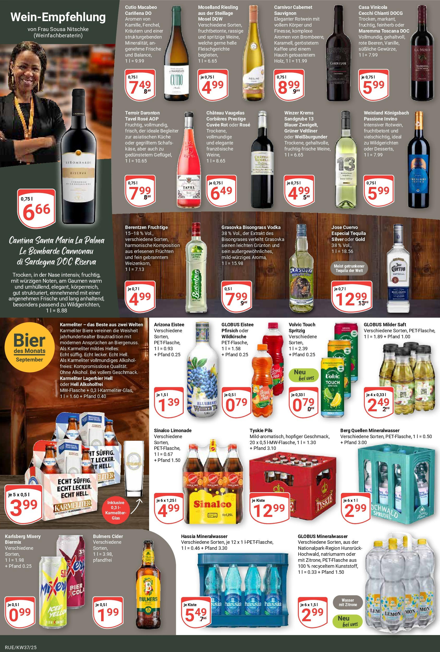 Globus prospekt Rüsselsheim (ab 07.09.2025) » Angebote ab Montag | Seite: 18 | Produkte: Tyskie, Cola, Pfirsich, Vodka Globus prospekt Rüsselsheim (ab 07.09.2025) » Angebote online | Seite: 18 | Produkte: Tyskie, Cola, Pfirsich, Vodka