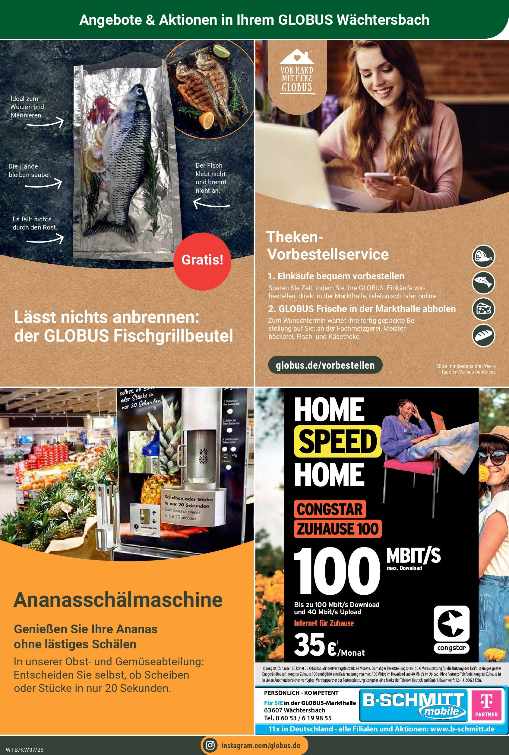 Globus prospekt Wächtersbach	 (ab 07.09.2025) » Angebote online | Seite: 27 | Produkte: Ananas, Fisch, Obst