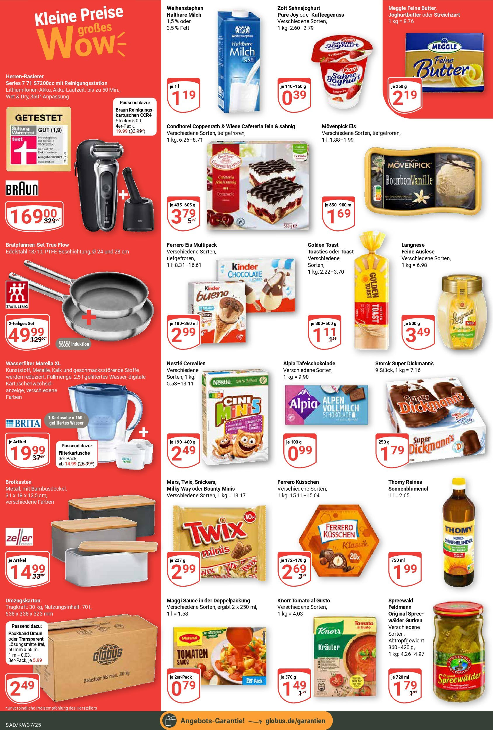 Globus prospekt Schwandorf (ab 07.09.2025) » Angebote ab Montag | Seite: 6 | Produkte: Langnese, Tomaten, Wasser, Bourbon Globus prospekt Schwandorf (ab 07.09.2025) » Angebote online | Seite: 6 | Produkte: Langnese, Tomaten, Wasser, Bourbon