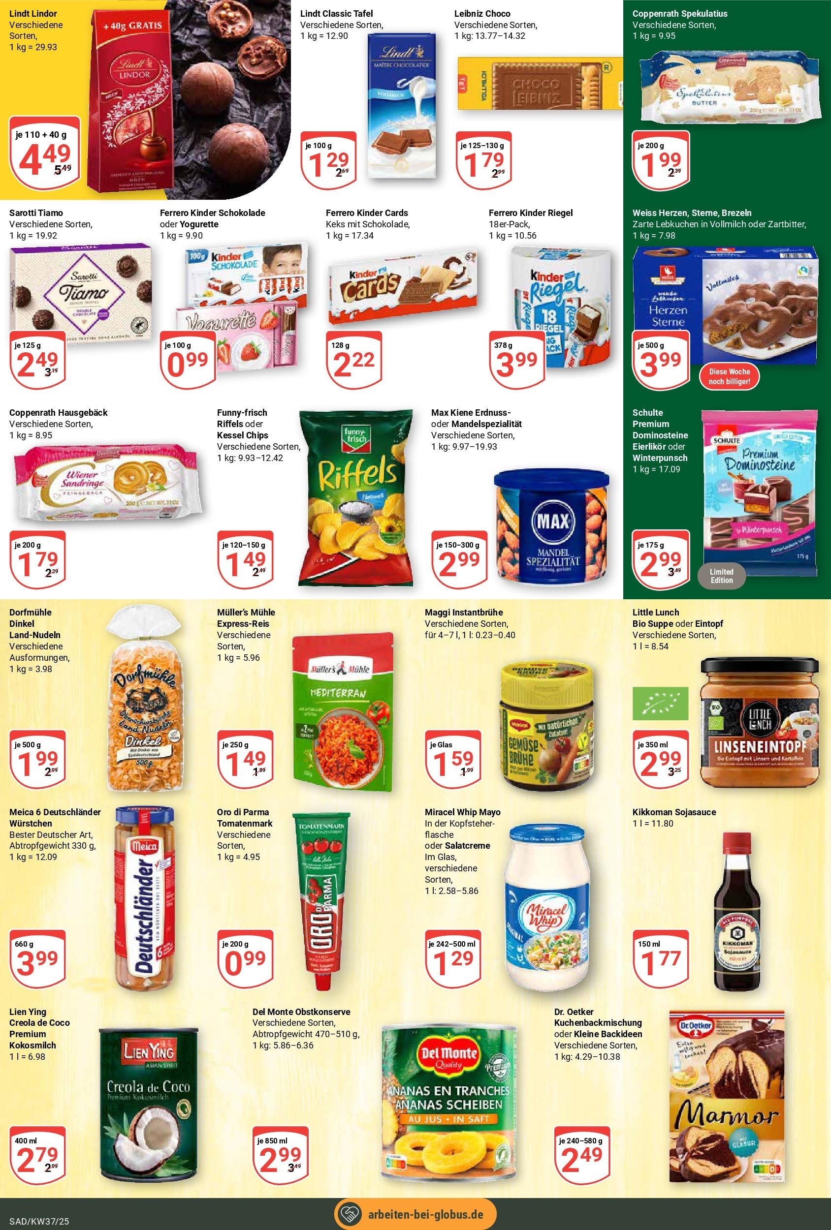 Globus prospekt Schwandorf (ab 07.09.2025) » Angebote ab Montag | Seite: 14 | Produkte: Yogurette, Ananas, Miracel whip, Oro di parma Globus prospekt Schwandorf (ab 07.09.2025) » Angebote online | Seite: 14 | Produkte: Yogurette, Ananas, Miracel whip, Oro di parma