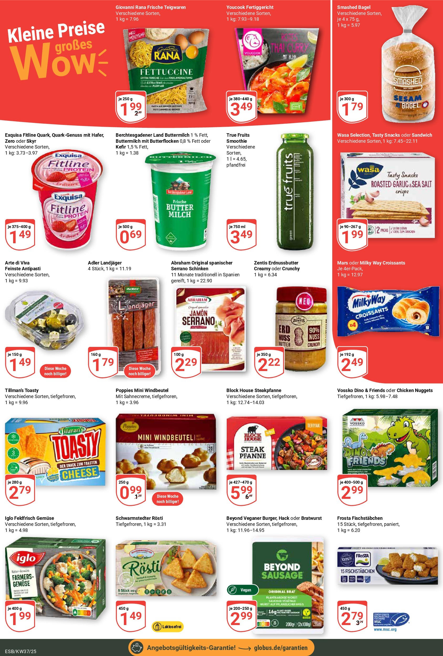 Globus prospekt Eschborn (ab 07.09.2025) » Angebote ab Montag | Seite: 2 | Produkte: Kefir, Butter, Mars, Serrano schinken Globus prospekt Eschborn (ab 07.09.2025) » Angebote online | Seite: 2 | Produkte: Kefir, Butter, Mars, Serrano schinken