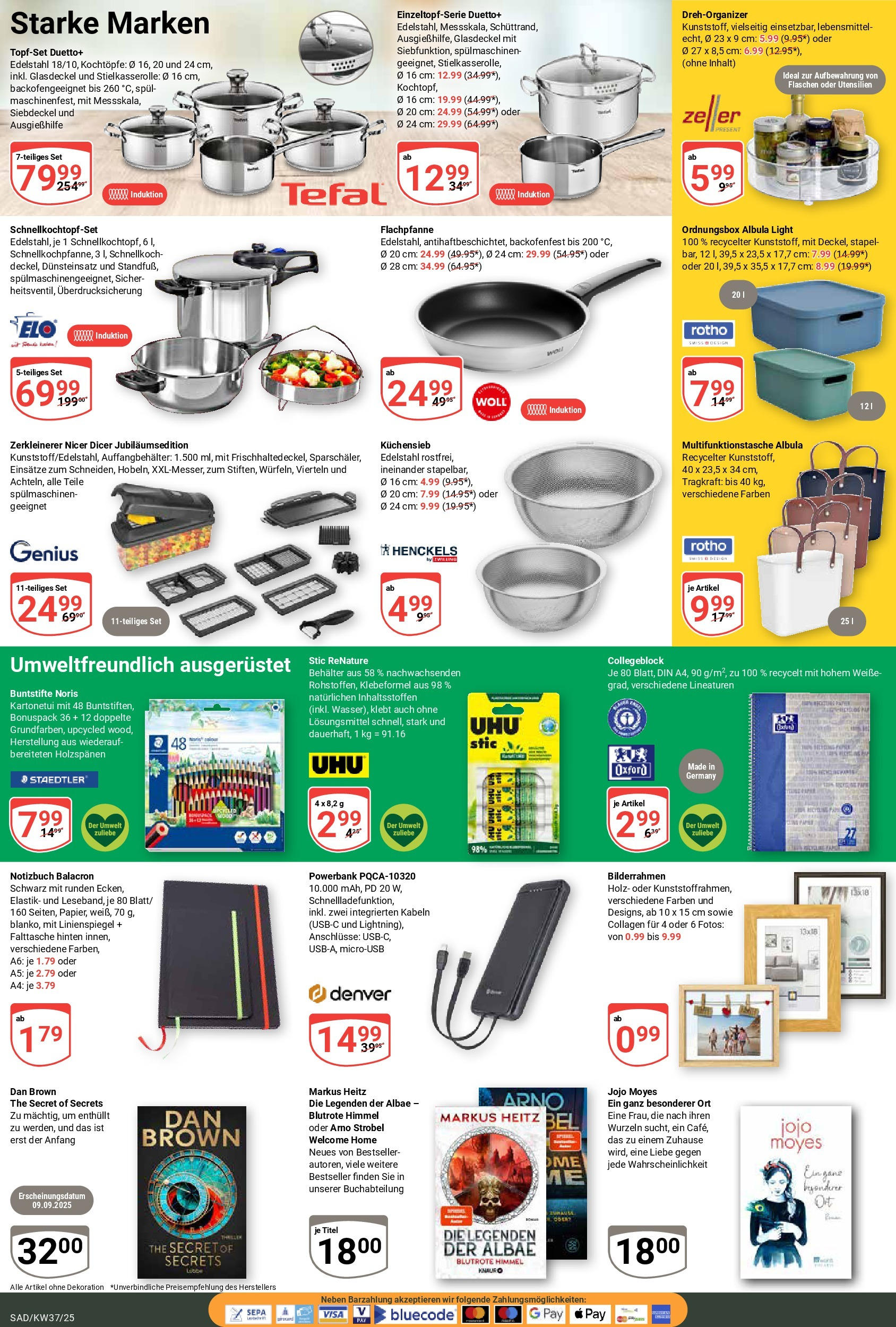 Globus prospekt Schwandorf (ab 07.09.2025) » Angebote ab Montag | Seite: 24 | Produkte: Bilderrahmen, Powerbank, Notizbuch Globus prospekt Schwandorf (ab 07.09.2025) » Angebote online | Seite: 24 | Produkte: Bilderrahmen, Powerbank, Notizbuch