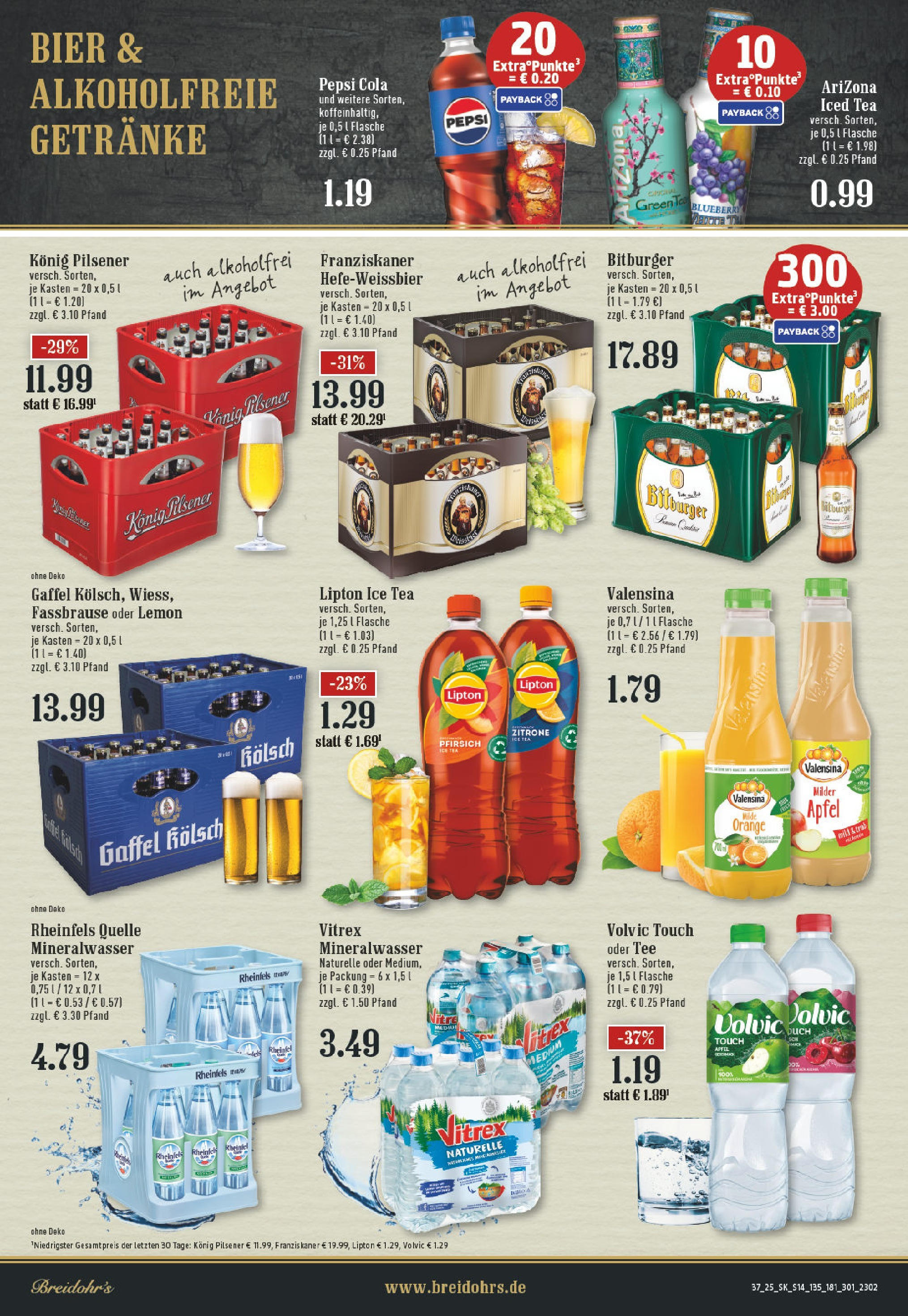 Edeka prospekt Bergisch Gladbach (ab 07.09.2025) » Angebote Online | Seite: 14 | Produkte: Bitburger, Bier, Fassbrause, Volvic Edeka prospekt Bergisch Gladbach (ab 07.09.2025) » Angebote Online | Seite: 14 | Produkte: Bitburger, Bier, Fassbrause, Volvic