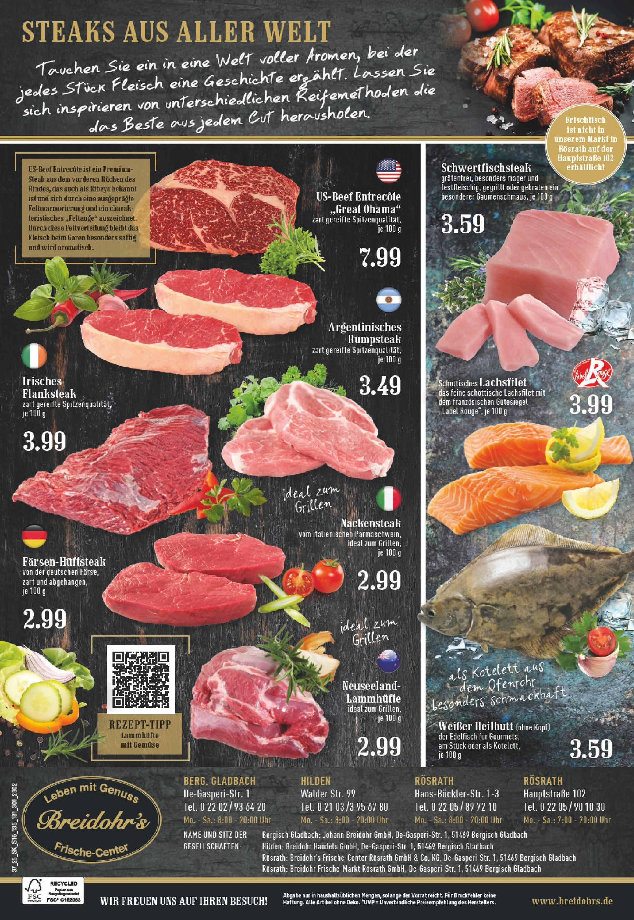 Edeka prospekt Bergisch Gladbach (ab 07.09.2025) » Angebote Online | Seite: 16 | Produkte: Rumpsteak, Rouge, Entrecote, Fleisch Edeka prospekt Bergisch Gladbach (ab 07.09.2025) » Angebote Online | Seite: 16 | Produkte: Rumpsteak, Rouge, Entrecote, Fleisch
