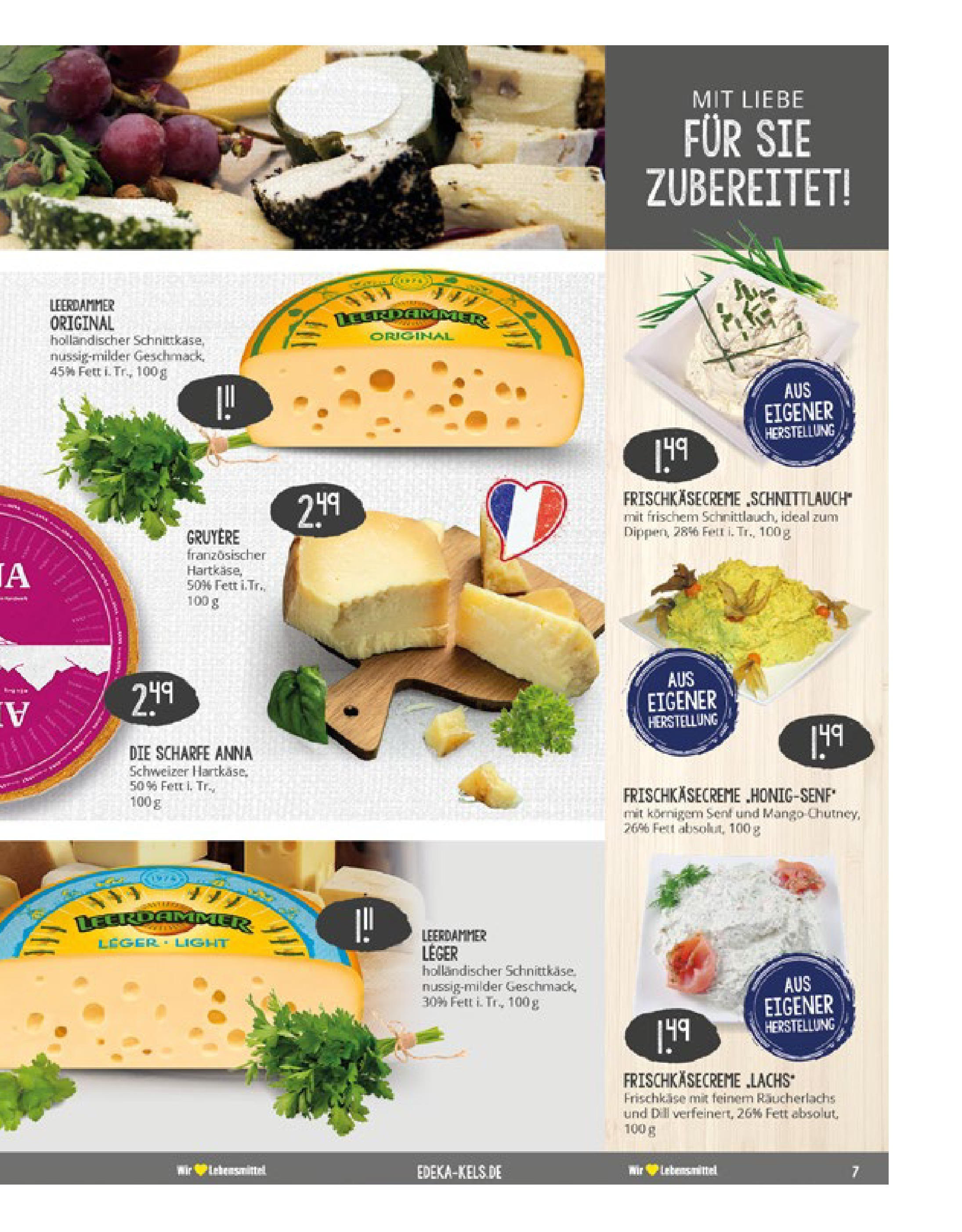 Edeka prospekt Ratingen-Ost (ab 07.09.2025) » Angebote Online | Seite: 7 | Produkte: Leerdammer, Räucherlachs, Mango, Frischkase Edeka prospekt Ratingen-Ost (ab 07.09.2025) » Angebote Online | Seite: 7 | Produkte: Leerdammer, Räucherlachs, Mango, Frischkase