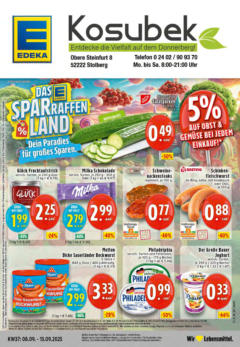 Edeka prospekt Stolberg	 ab 07.09.2025 gültig
