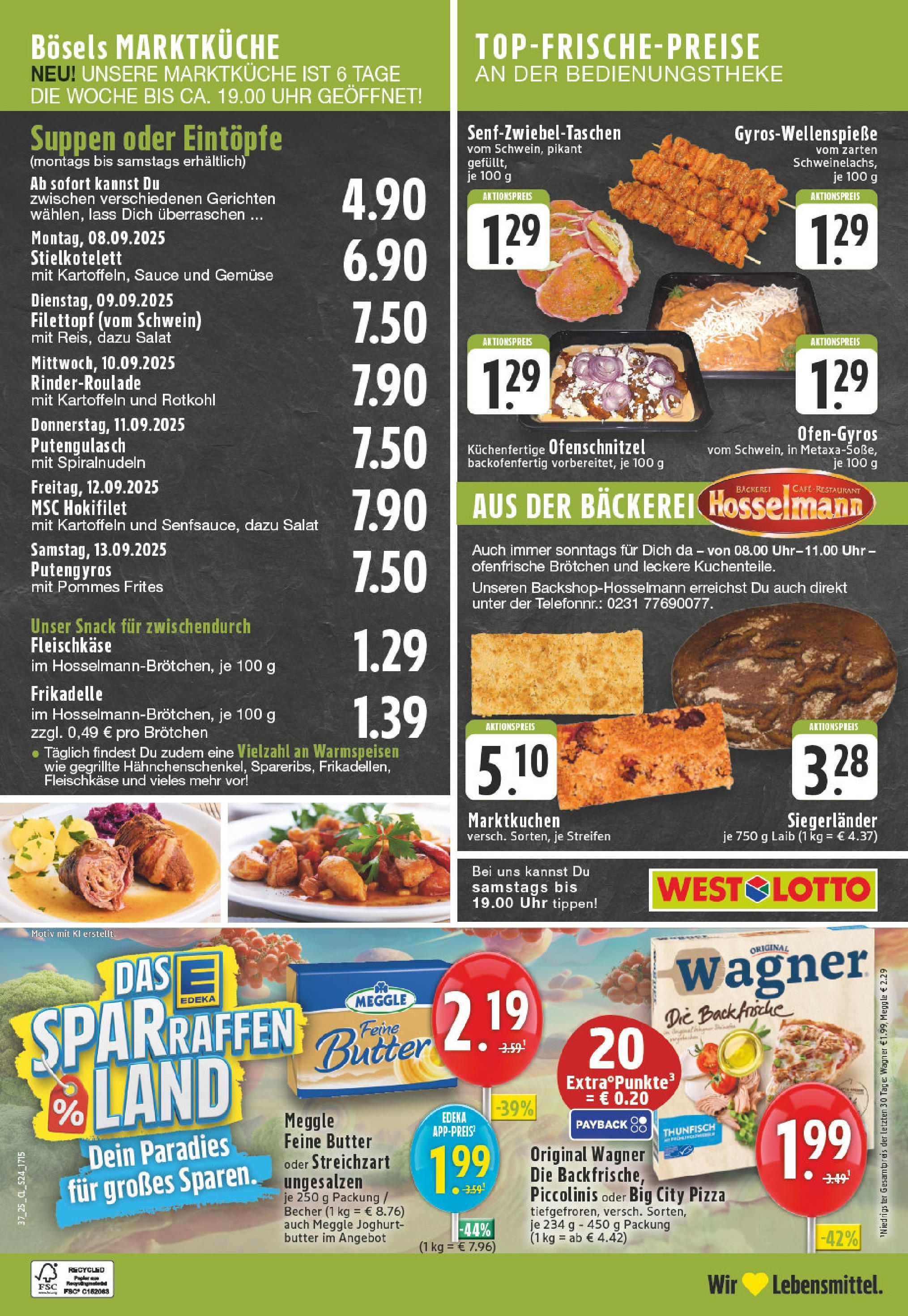 Edeka prospekt Lünen-Brambauer (ab 07.09.2025) » Angebote Online | Seite: 24 | Produkte: Thunfisch, Pommes, Pommes frites, Uhr Edeka prospekt Lünen-Brambauer (ab 07.09.2025) » Angebote Online | Seite: 24 | Produkte: Thunfisch, Pommes, Pommes frites, Uhr