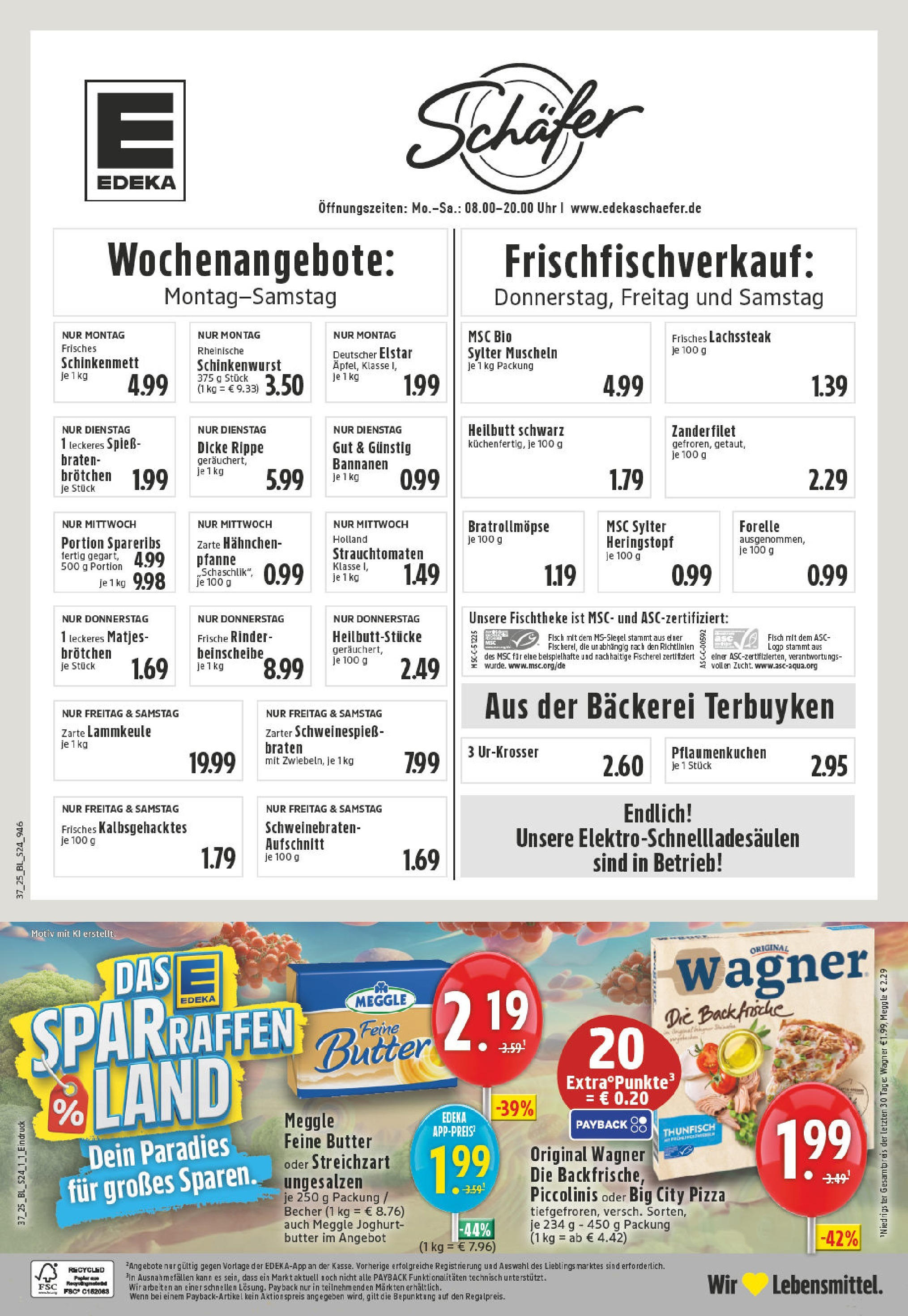 Edeka prospekt Düsseldorf (ab 07.09.2025) » Angebote Online | Seite: 24 | Produkte: Bäckerei, Thunfisch, Fisch, Uhr Edeka prospekt Düsseldorf (ab 07.09.2025) » Angebote Online | Seite: 24 | Produkte: Bäckerei, Thunfisch, Fisch, Uhr