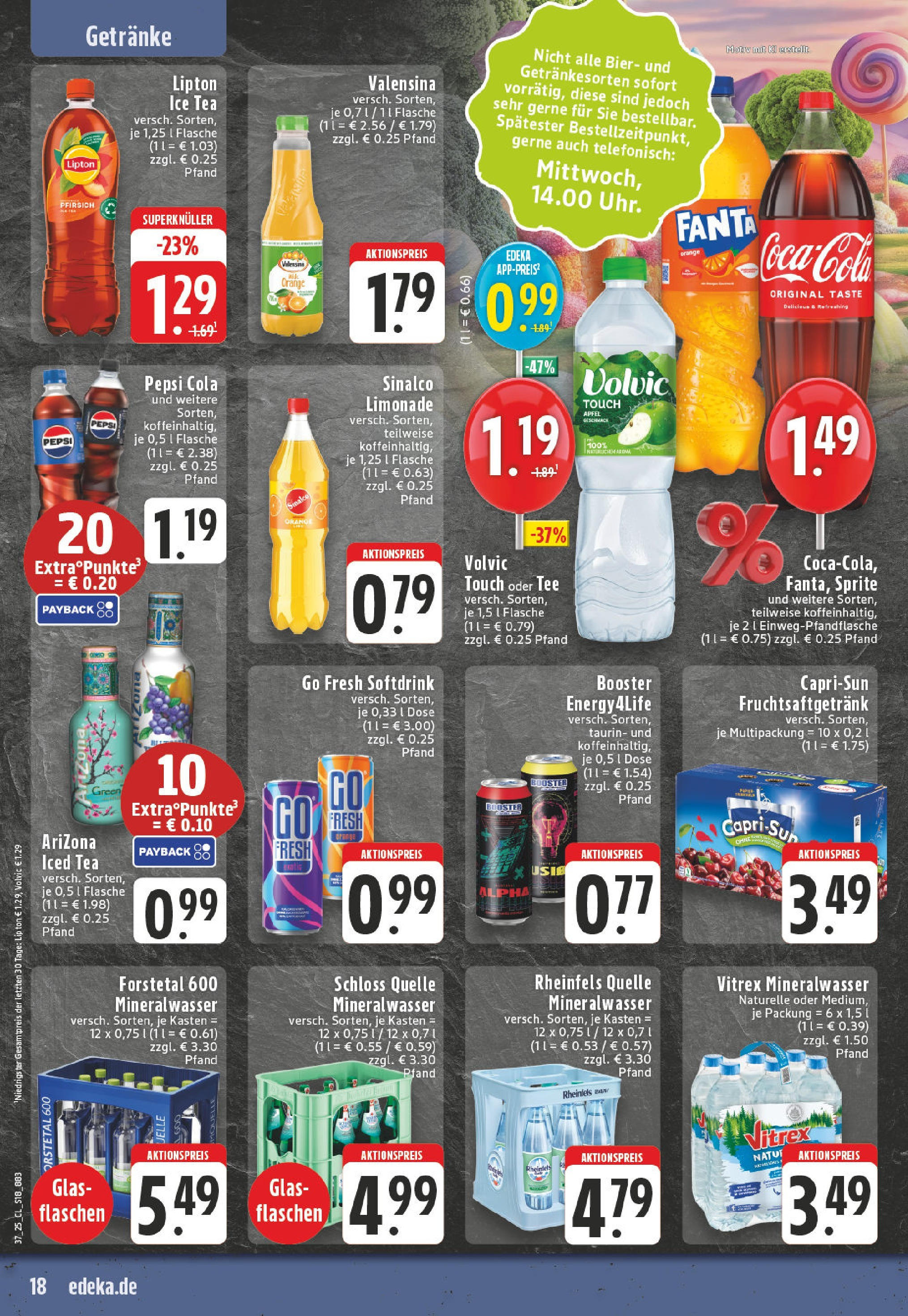 Edeka prospekt Erkelenz (ab 07.09.2025) » Angebote Online | Seite: 18 | Produkte: Sprite, Limonade, Mineralwasser, Rheinfels quelle Edeka prospekt Erkelenz (ab 07.09.2025) » Angebote Online | Seite: 18 | Produkte: Sprite, Limonade, Mineralwasser, Rheinfels quelle