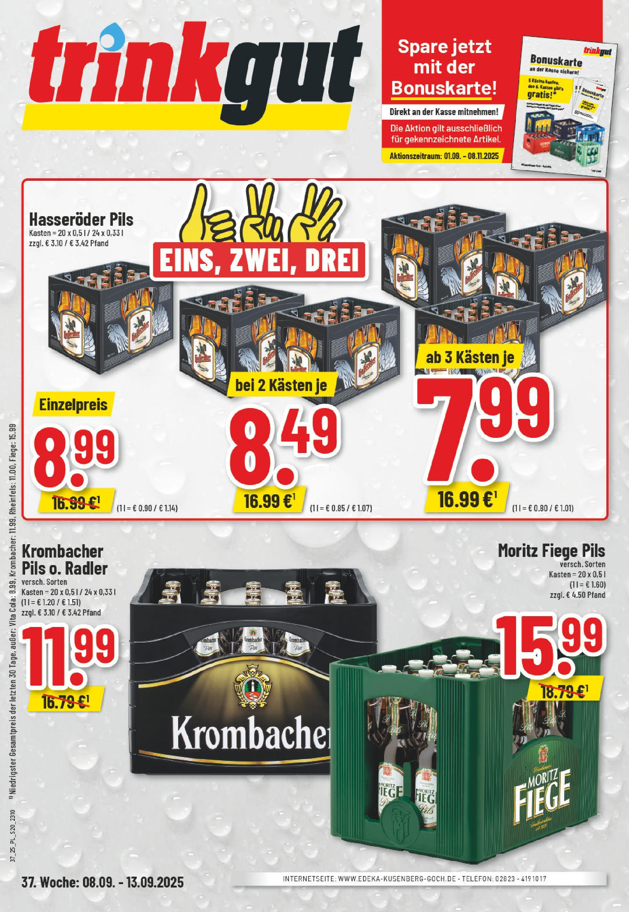 Edeka prospekt Goch (ab 07.09.2025) » Angebote Online | Seite: 20 | Produkte: Cola, Vita cola, Hasseröder, Telefon Edeka prospekt Goch (ab 07.09.2025) » Angebote Online | Seite: 20 | Produkte: Cola, Vita cola, Hasseröder, Telefon