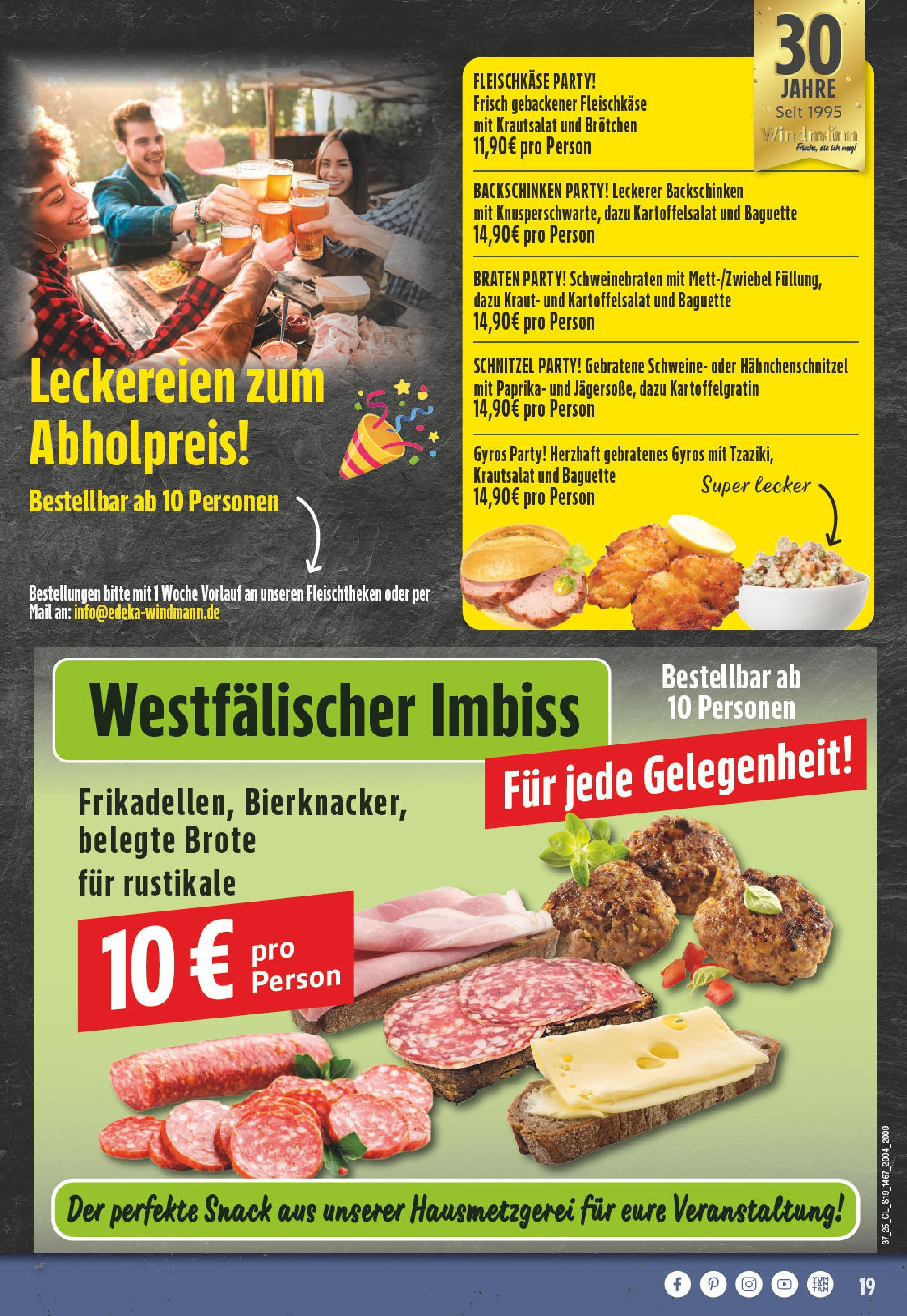 Edeka prospekt Erwitte (ab 07.09.2025) » Angebote Online | Seite: 19 | Produkte: Baguette, Schnitzel, Gyros, Paprika Edeka prospekt Erwitte (ab 07.09.2025) » Angebote Online | Seite: 19 | Produkte: Baguette, Schnitzel, Gyros, Paprika