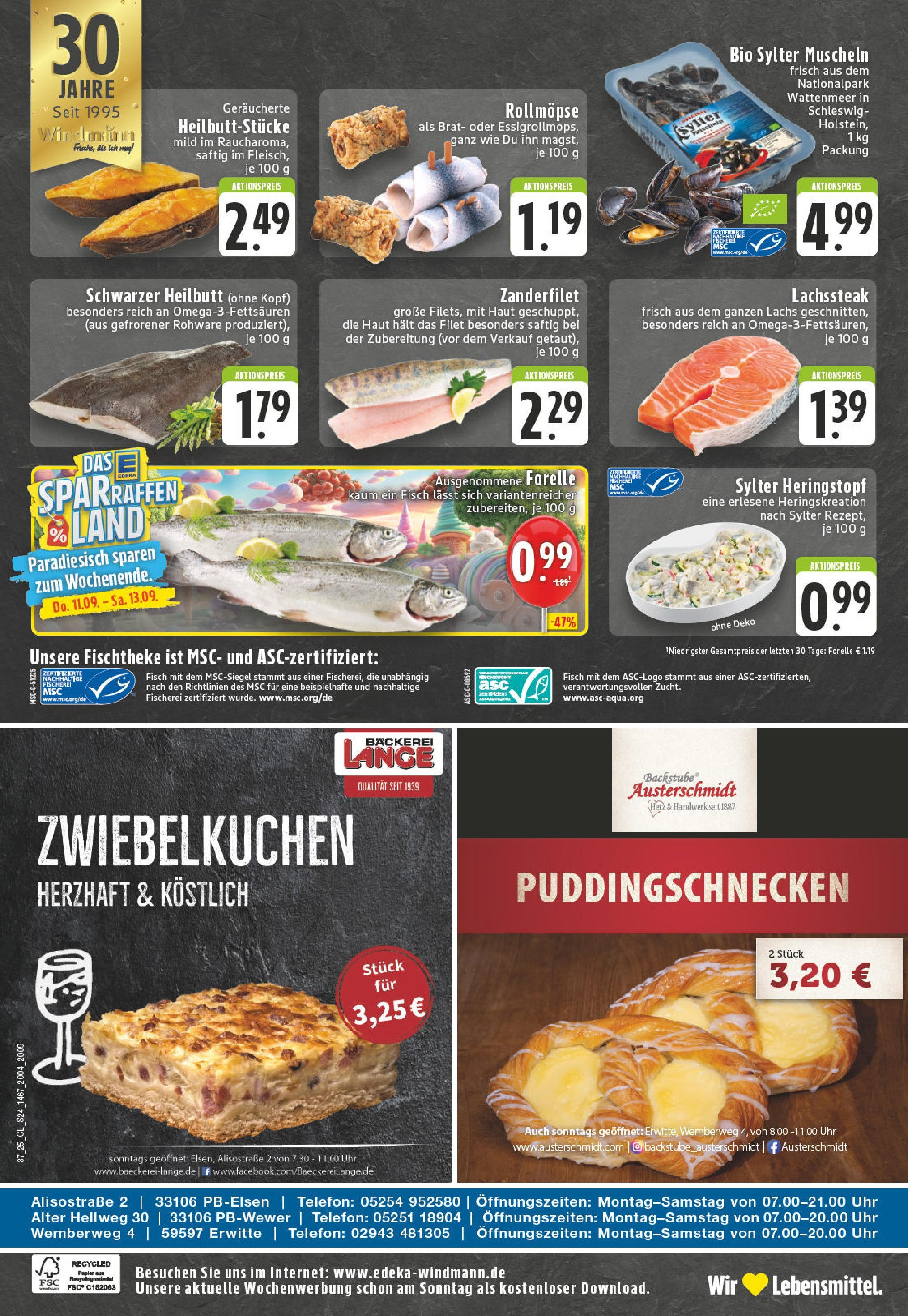 Edeka prospekt Erwitte (ab 07.09.2025) » Angebote Online | Seite: 24 | Produkte: Fisch, Lachs, Telefon, Uhr Edeka prospekt Erwitte (ab 07.09.2025) » Angebote Online | Seite: 24 | Produkte: Fisch, Lachs, Telefon, Uhr