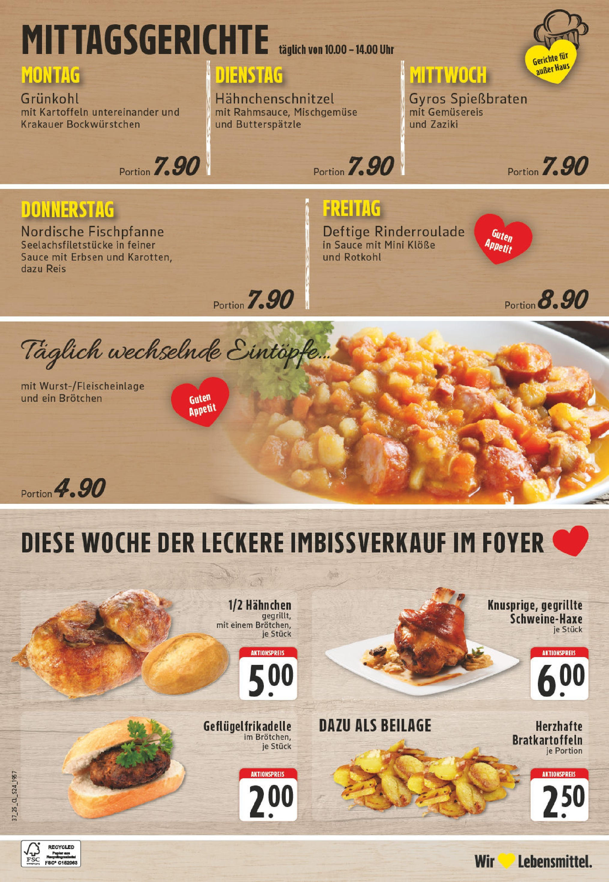 Edeka prospekt Leverkusen-Schlebusch	 (ab 07.09.2025) » Angebote Online | Seite: 24 | Produkte: Rotkohl, Gyros, Kartoffeln, Erbsen