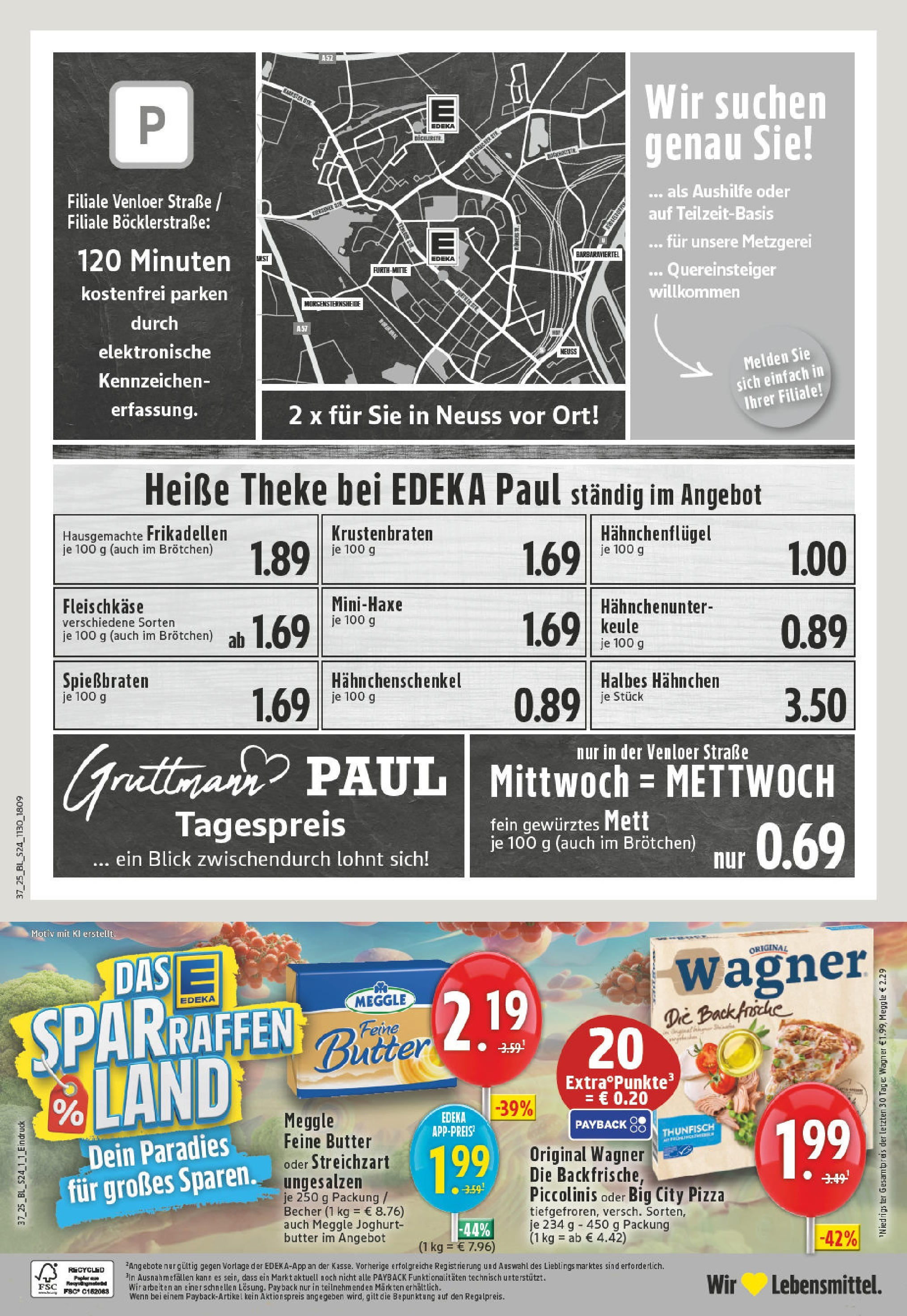 Edeka prospekt Neuss (ab 07.09.2025) » Angebote Online | Seite: 24 | Produkte: Butter, Joghurt, Thunfisch, Krustenbraten Edeka prospekt Neuss (ab 07.09.2025) » Angebote Online | Seite: 24 | Produkte: Butter, Joghurt, Thunfisch, Krustenbraten