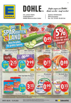 Edeka prospekt Lohne	 ab 07.09.2025 gültig