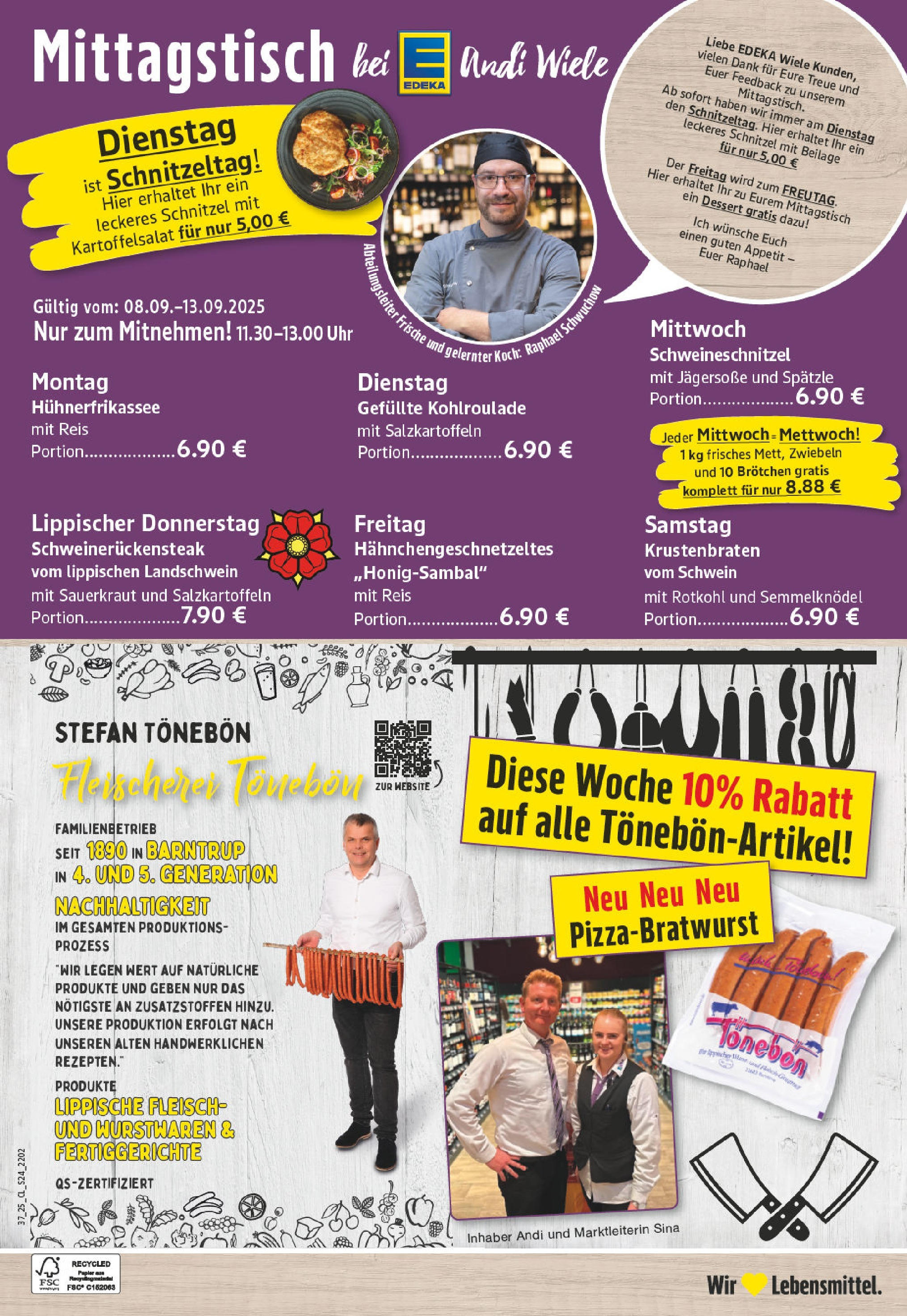 Edeka prospekt Horn-Bad Meinberg (ab 07.09.2025) » Angebote Online | Seite: 24 | Produkte: Rotkohl, Fertiggerichte, Reis, Fleisch Edeka prospekt Horn-Bad Meinberg (ab 07.09.2025) » Angebote Online | Seite: 24 | Produkte: Rotkohl, Fertiggerichte, Reis, Fleisch