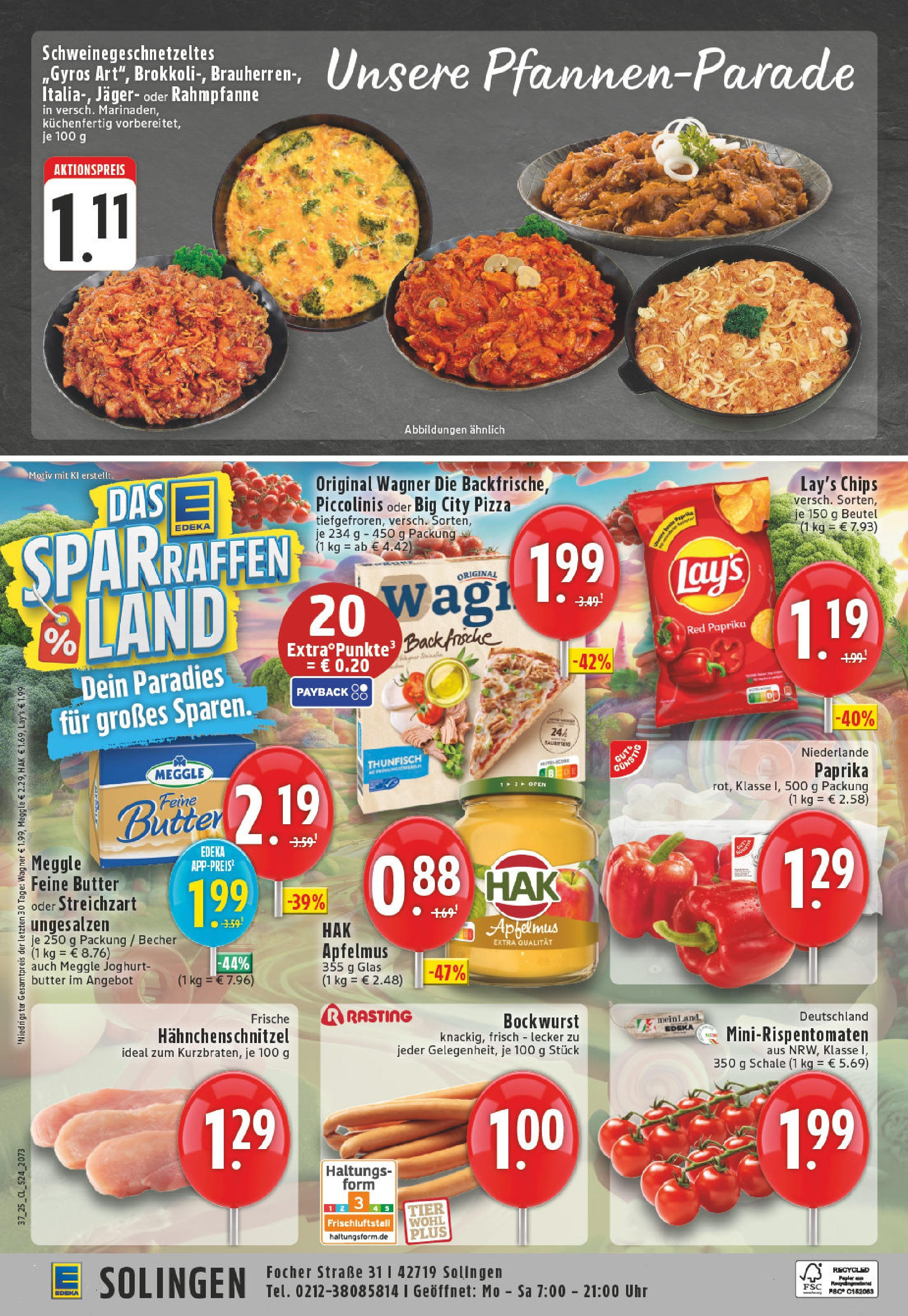 Edeka prospekt Solingen (ab 07.09.2025) » Angebote Online | Seite: 24 | Produkte: Joghurt, Apple, Piccolinis, Pizza Edeka prospekt Solingen (ab 07.09.2025) » Angebote Online | Seite: 24 | Produkte: Joghurt, Apple, Piccolinis, Pizza