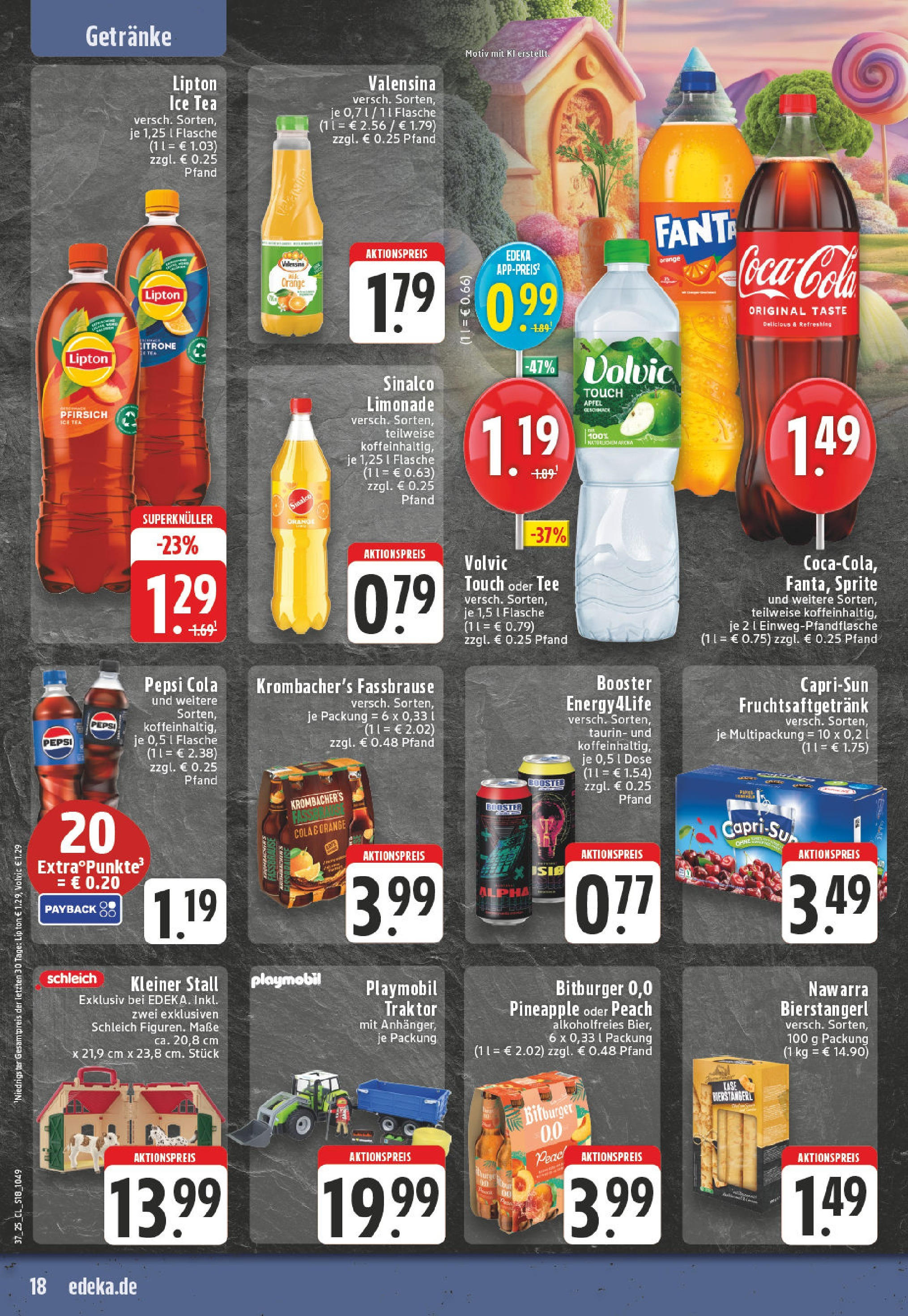Edeka prospekt Kempenich (ab 07.09.2025) » Angebote Online | Seite: 18 | Produkte: Sinalco, Bitburger, Sprite, Zitrone Edeka prospekt Kempenich (ab 07.09.2025) » Angebote Online | Seite: 18 | Produkte: Sinalco, Bitburger, Sprite, Zitrone