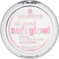 essence Kompaktpuder All About Soft Glow! Fixing Waterproof