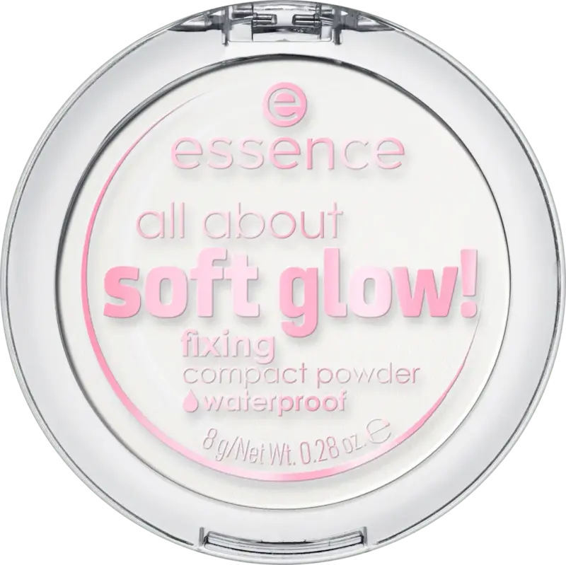 essence Kompaktpuder All About Soft Glow! Fixing Waterproof