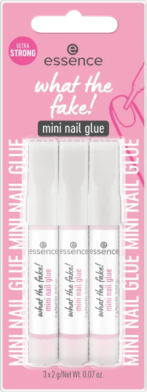 essence Nagelkleber What The Fake! Mini Nail Glue (3x2g)