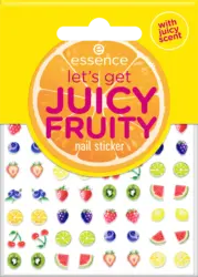 essence Nagelsticker Let's Get Juicy Fruity