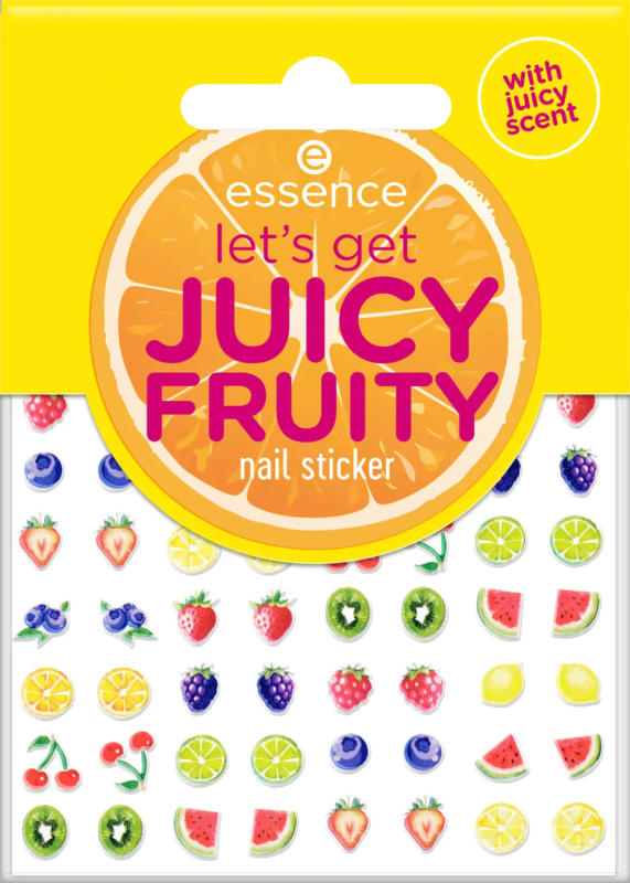 essence Nagelsticker Let's Get Juicy Fruity
