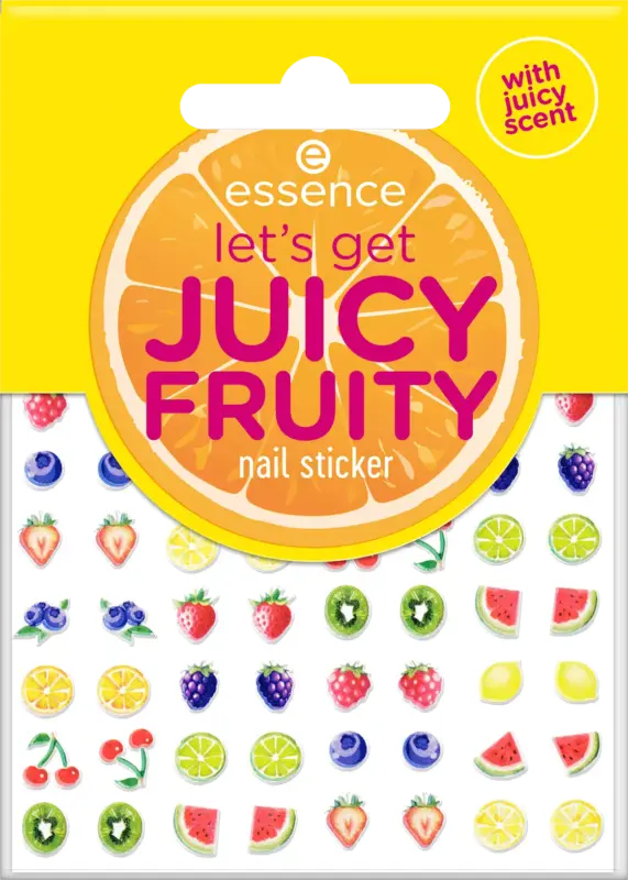 essence Nagelsticker Let's Get Juicy Fruity
