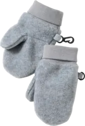 PUSBLU Fäustlinge aus Fleece, grau, Gr. 2