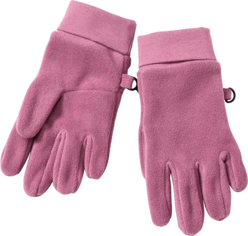 PUSBLU Handschuhe aus Fleece, rosa, Gr. 4