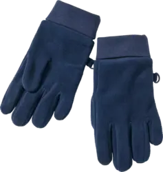 PUSBLU Handschuhe aus Fleece, blau, Gr. 3