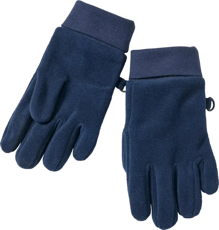 PUSBLU Handschuhe aus Fleece, blau, Gr. 3