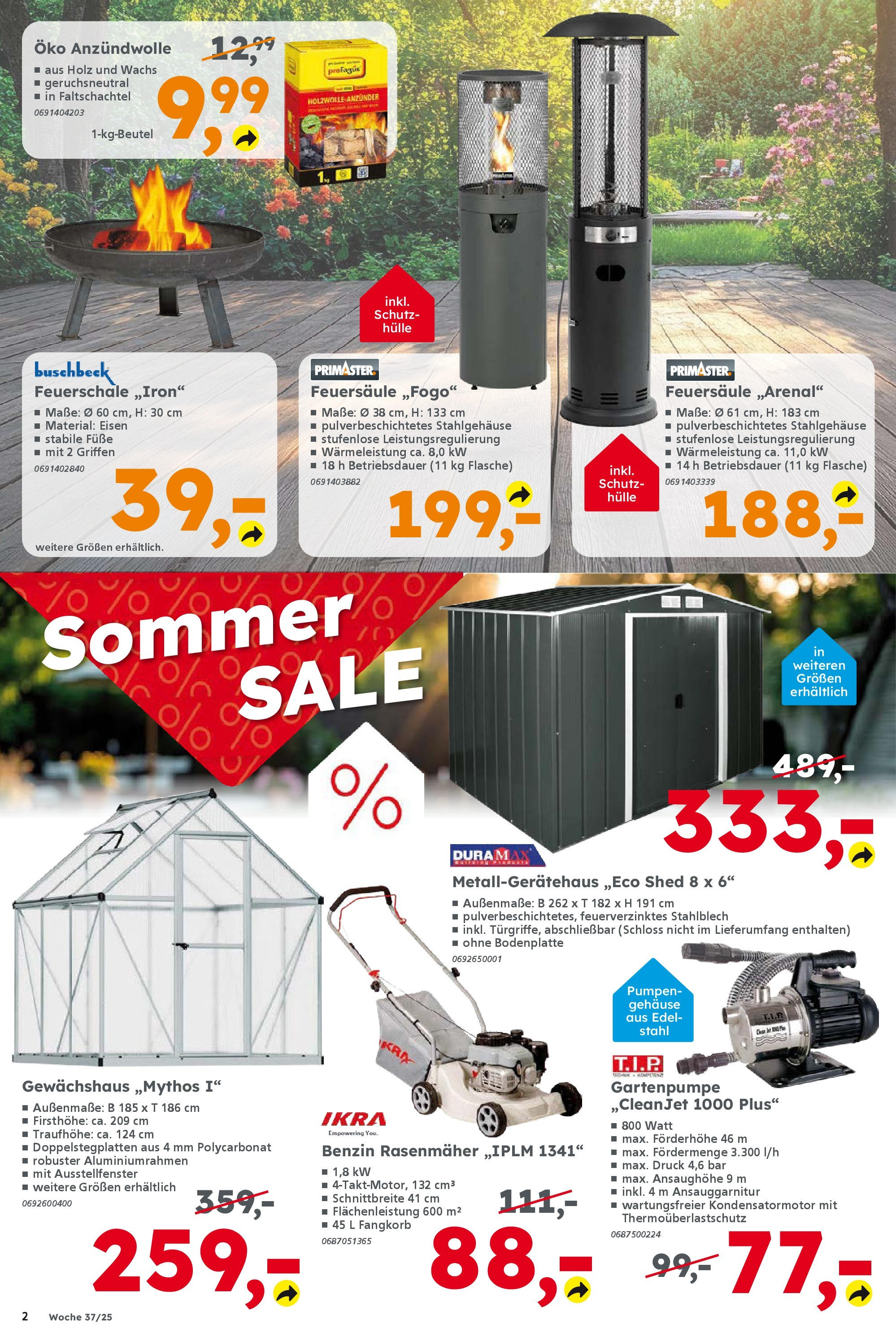 Globus Baumarkt prospekt Saarbrücken (ab 08.09.2025) zum Blättern | Seite: 2 | Produkte: Hülle, Rasenmäher Globus Baumarkt prospekt Saarbrücken (ab 08.09.2025) zum Blättern | Seite: 2 | Produkte: Hülle, Rasenmäher