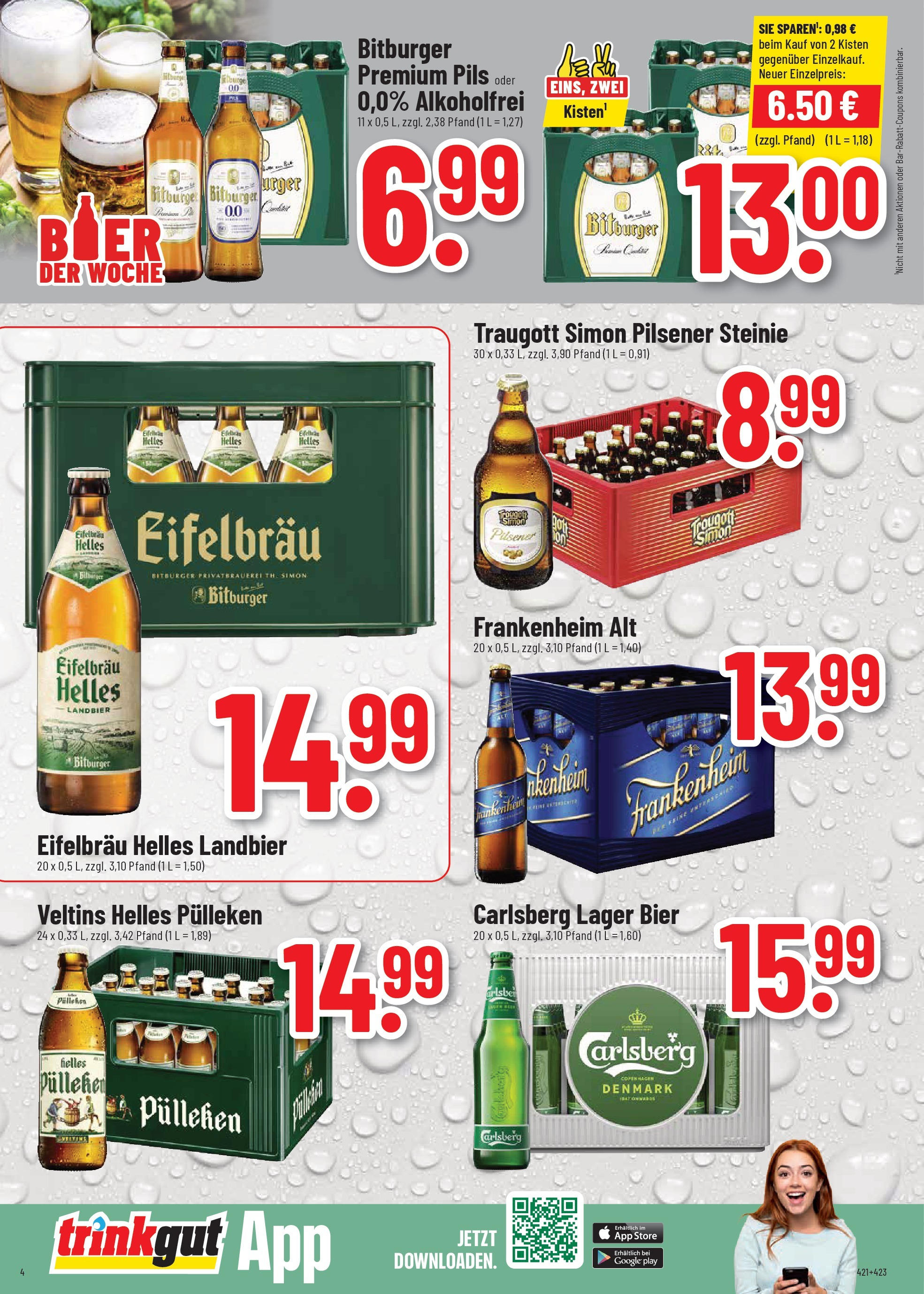 Trinkgut - trinkgut: Wochenangebote (ab 07.09.2025) » Angebote ab Montag | Seite: 3 | Produkte: Helles pulleken, Bitburger, Pils, Veltins Trinkgut - trinkgut: Wochenangebote (ab 07.09.2025) » Angebote online | Seite: 3 | Produkte: Helles pulleken, Bitburger, Pils, Veltins