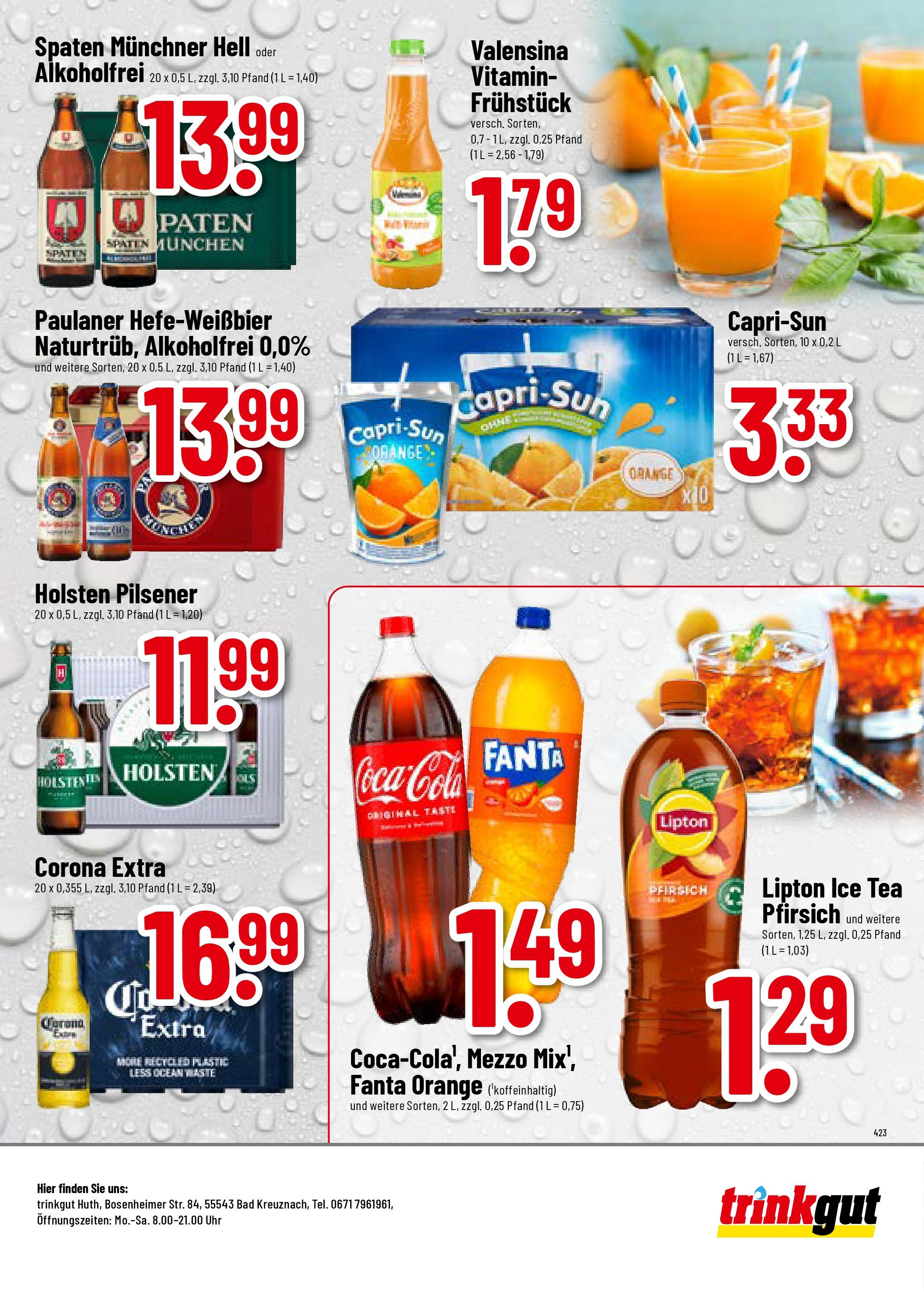 Trinkgut - trinkgut: Wochenangebote (ab 07.09.2025) » Angebote ab Montag | Seite: 7 | Produkte: Bad, Holsten, Uhr, Paulaner Trinkgut - trinkgut: Wochenangebote (ab 07.09.2025) » Angebote online | Seite: 7 | Produkte: Bad, Holsten, Uhr, Paulaner