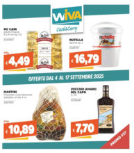 Offerte dal 4 al 17 settembre 2025