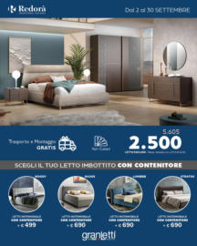 Dal 2 al 30 settembre