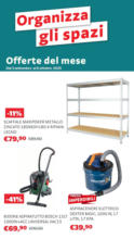 Organizza gli spazi